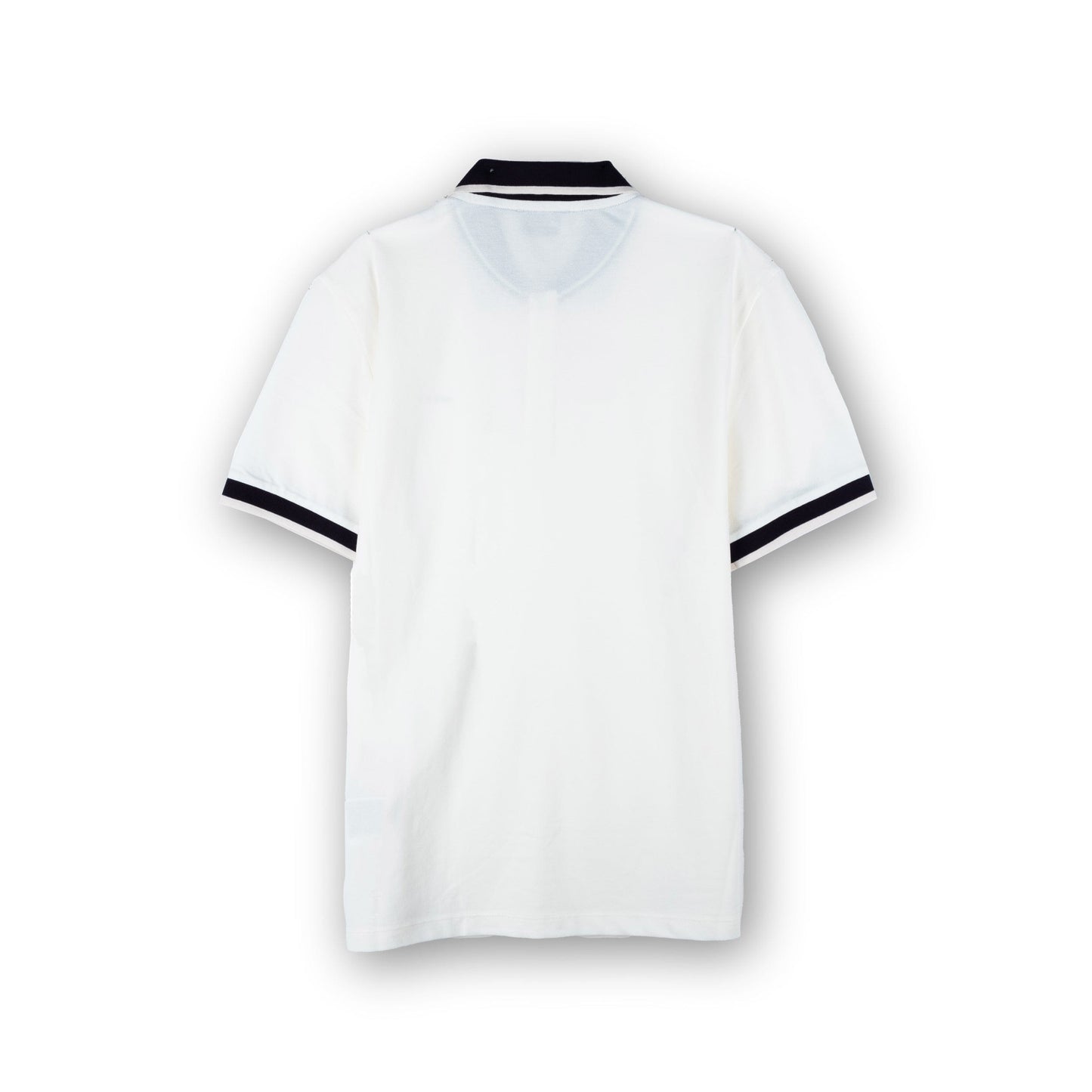 Polo Homem Gas Branco com Detalhe Preto