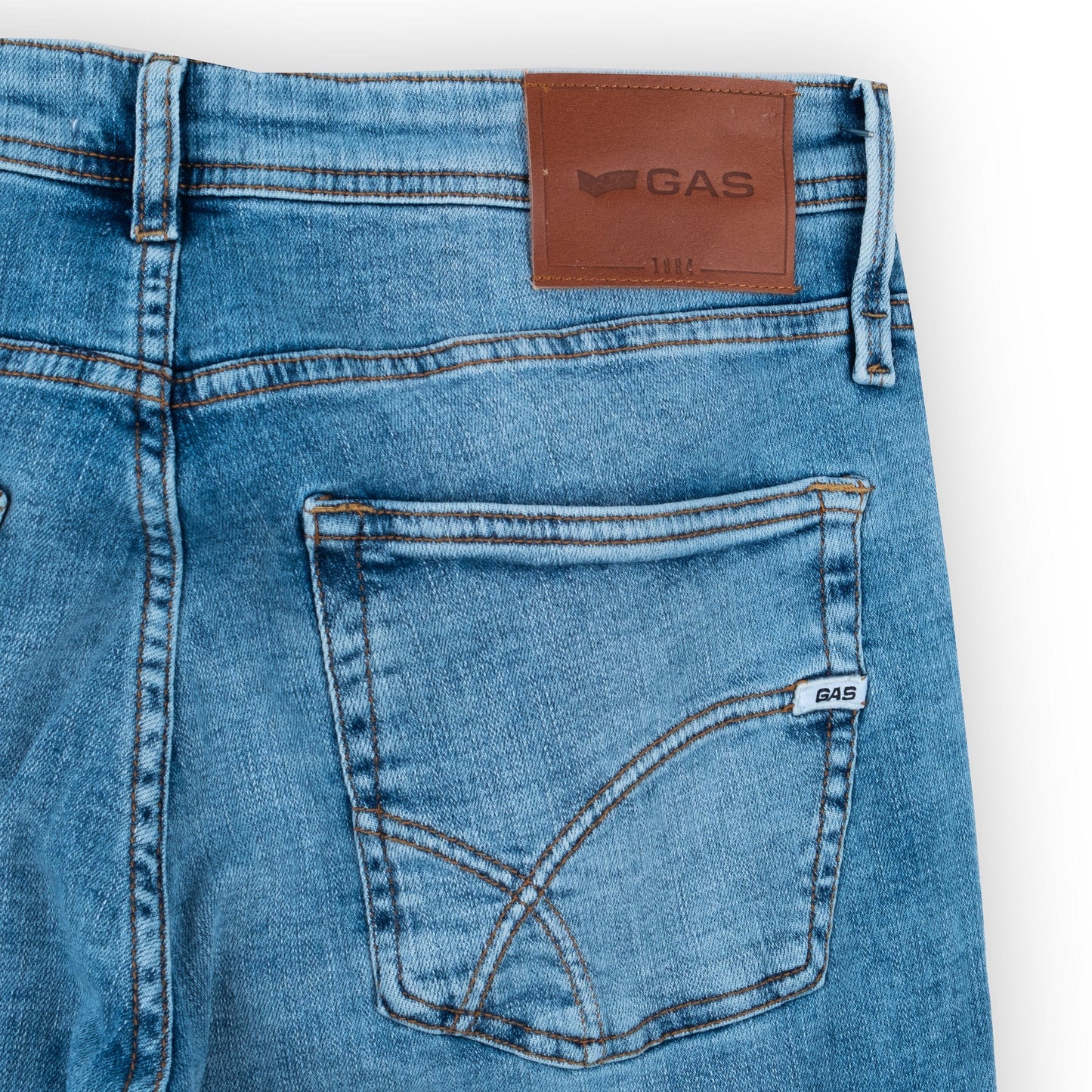 Calças Jeans Homem GAS Azul Claro