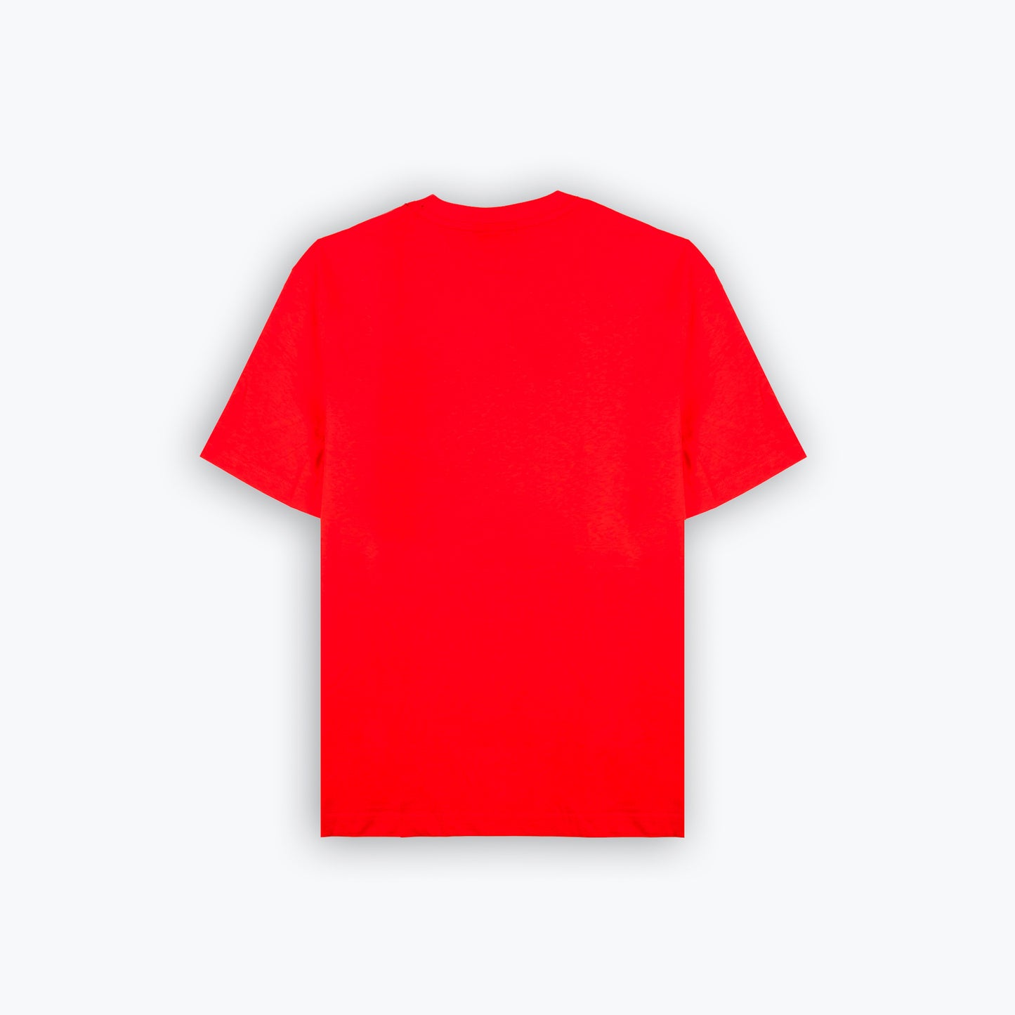 T-shirt Homem GAS Vermelho com Logo Frontal Minimalista em Algodão