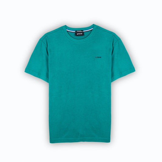 T-Shirt Homem Gas Verde com Detalhes Modernos