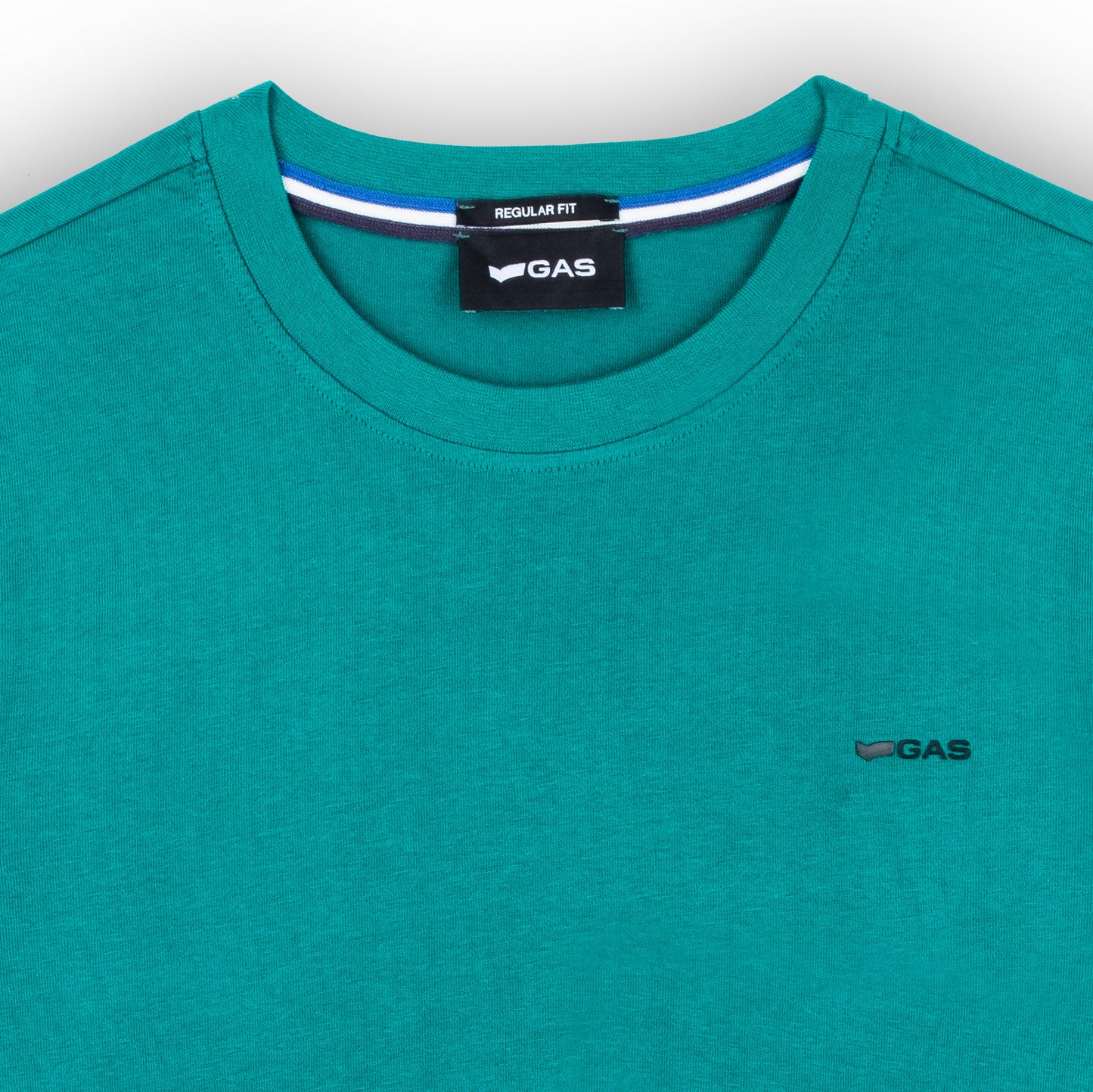 T-Shirt Homem Gas Verde com Detalhes Modernos