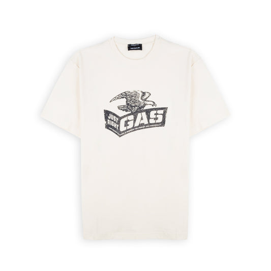 T-Shirt Homem Gas Bege com Estampa Águia