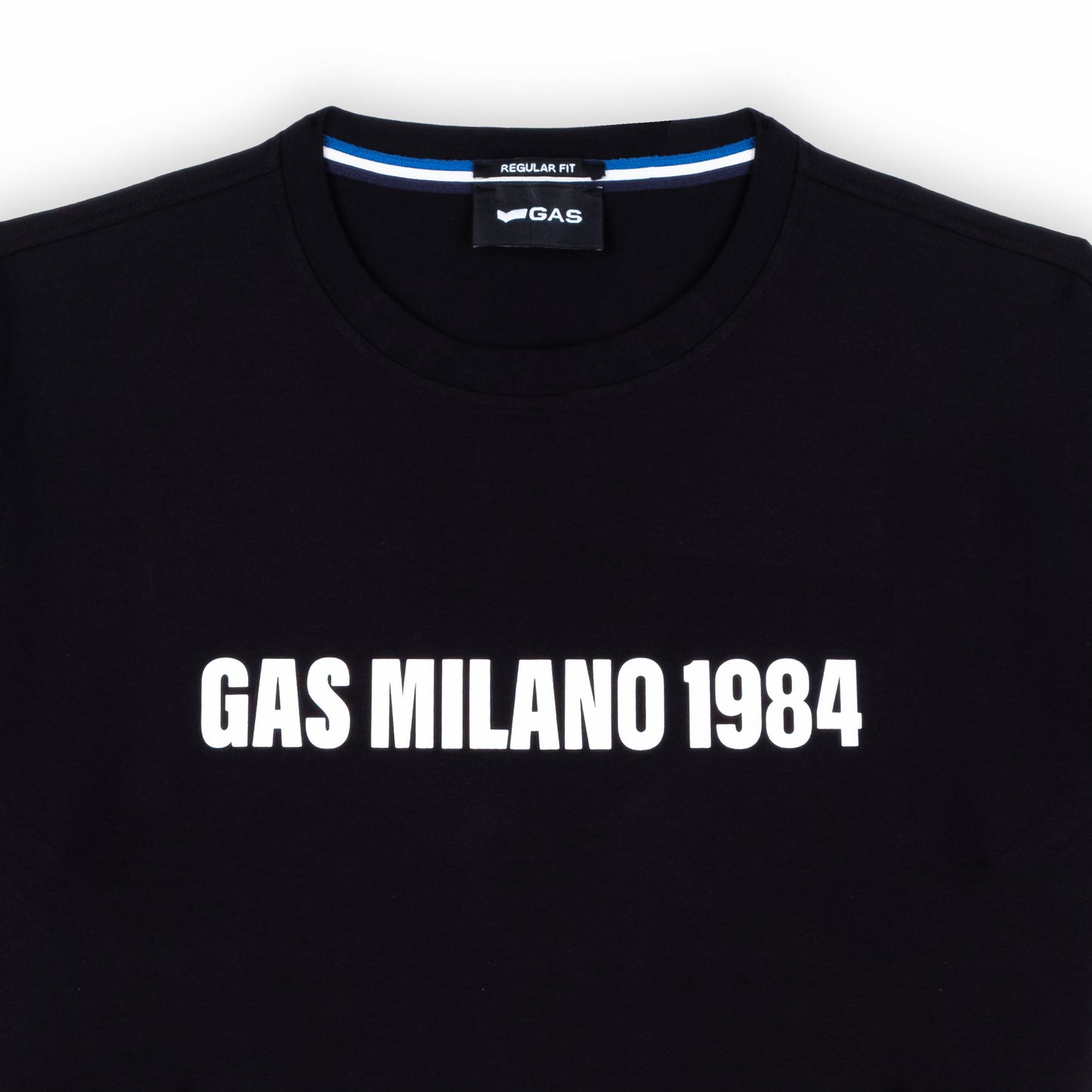 T-Shirt Homem Gas Milano 1984 Preta
