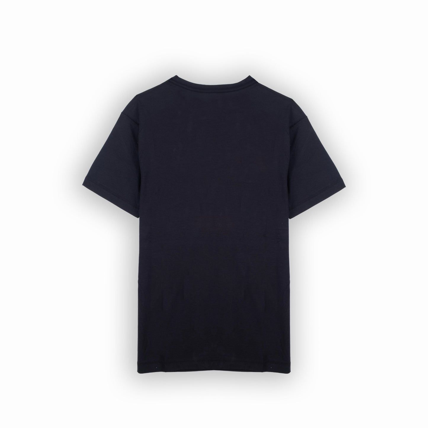 T-shirt Homem GAS Preto Minimalista com Estampa Frontal Discreta em Algodão