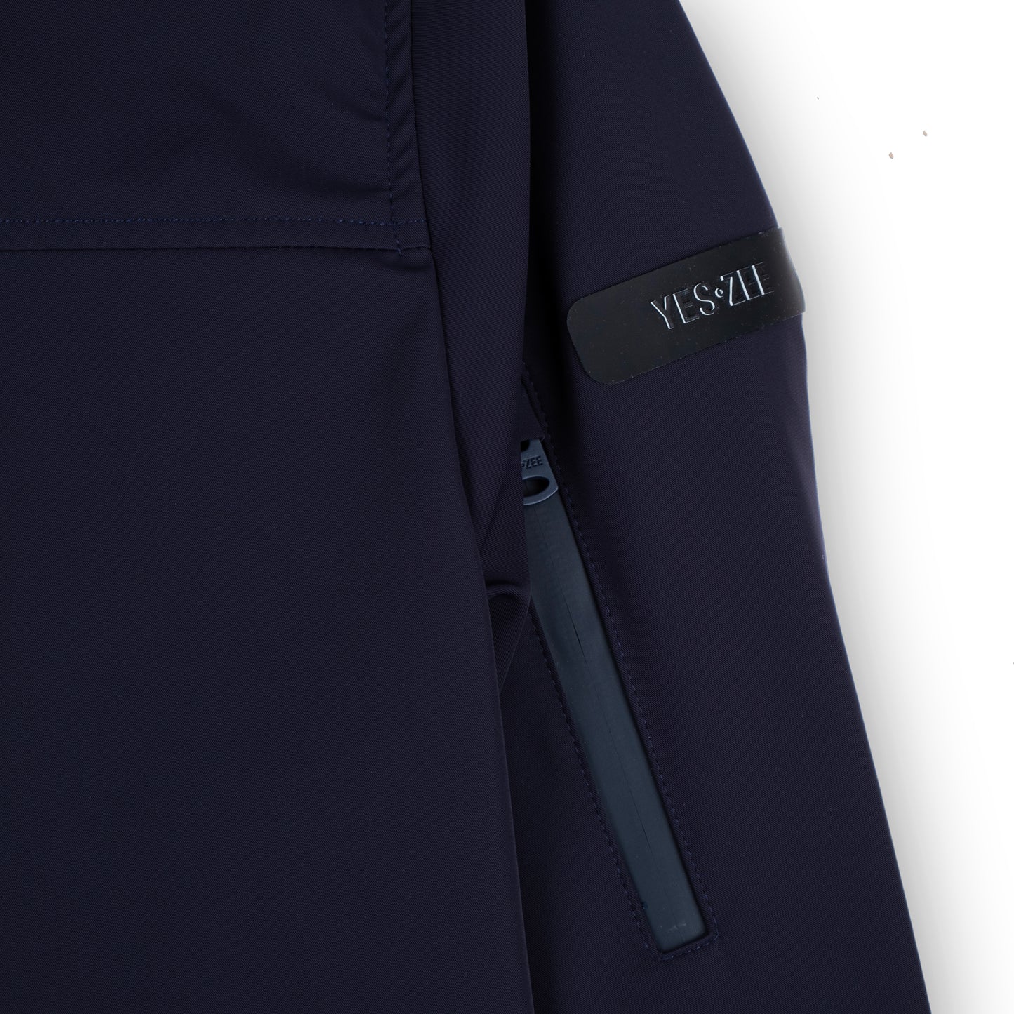 Casaco Homem Yes Zee Azul Escuro Bomber com Fecho Zip e Bolsos Frontais