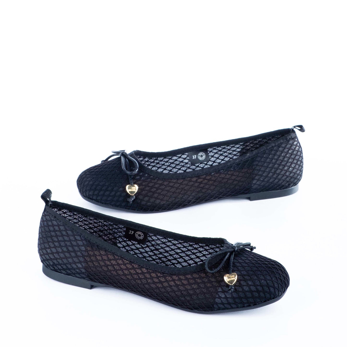 Sabrinas Mulher Love Moschino Pretas com Detalhe em Coração