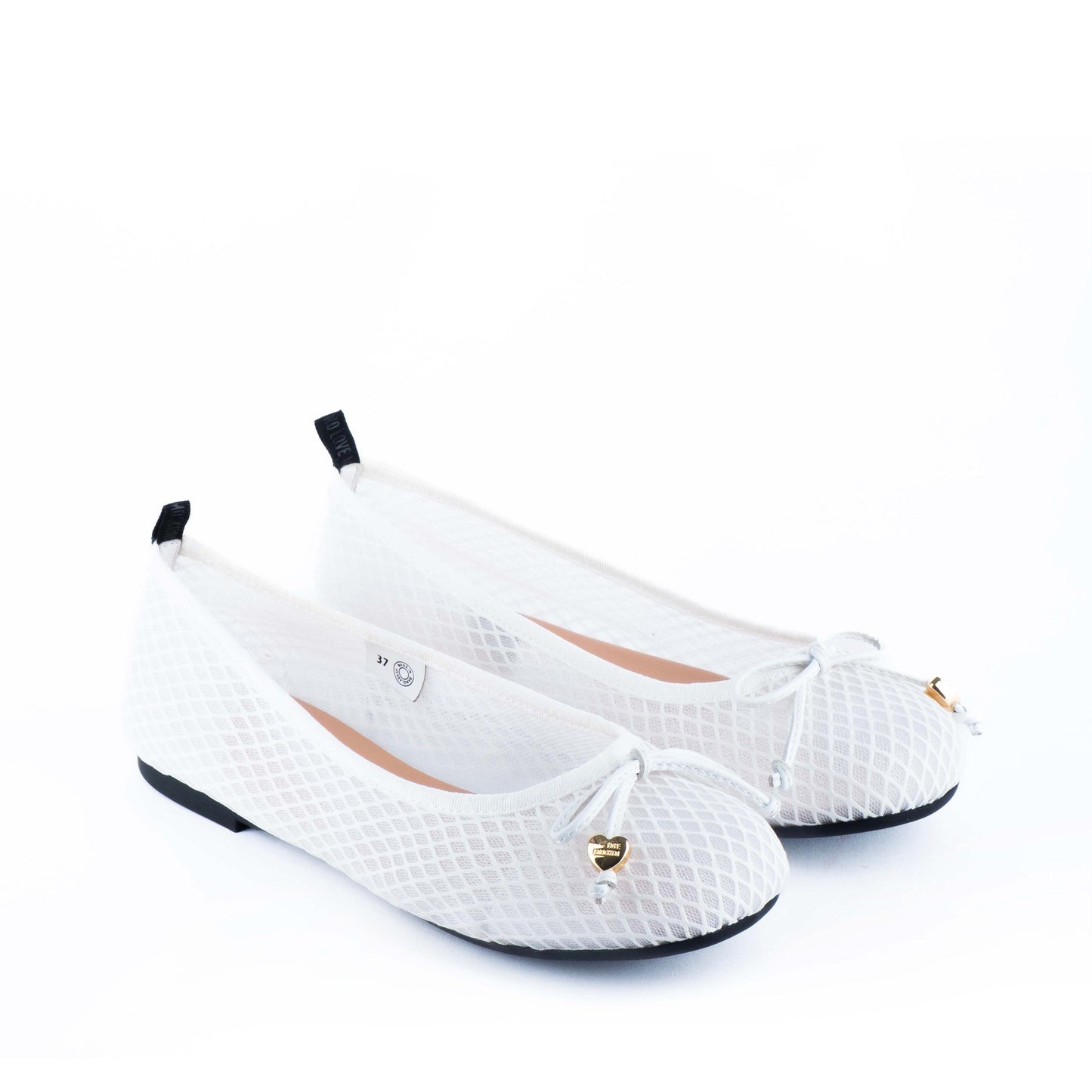 Sabrinas Mulher Love Moschino Brancas com Detalhe de Coração