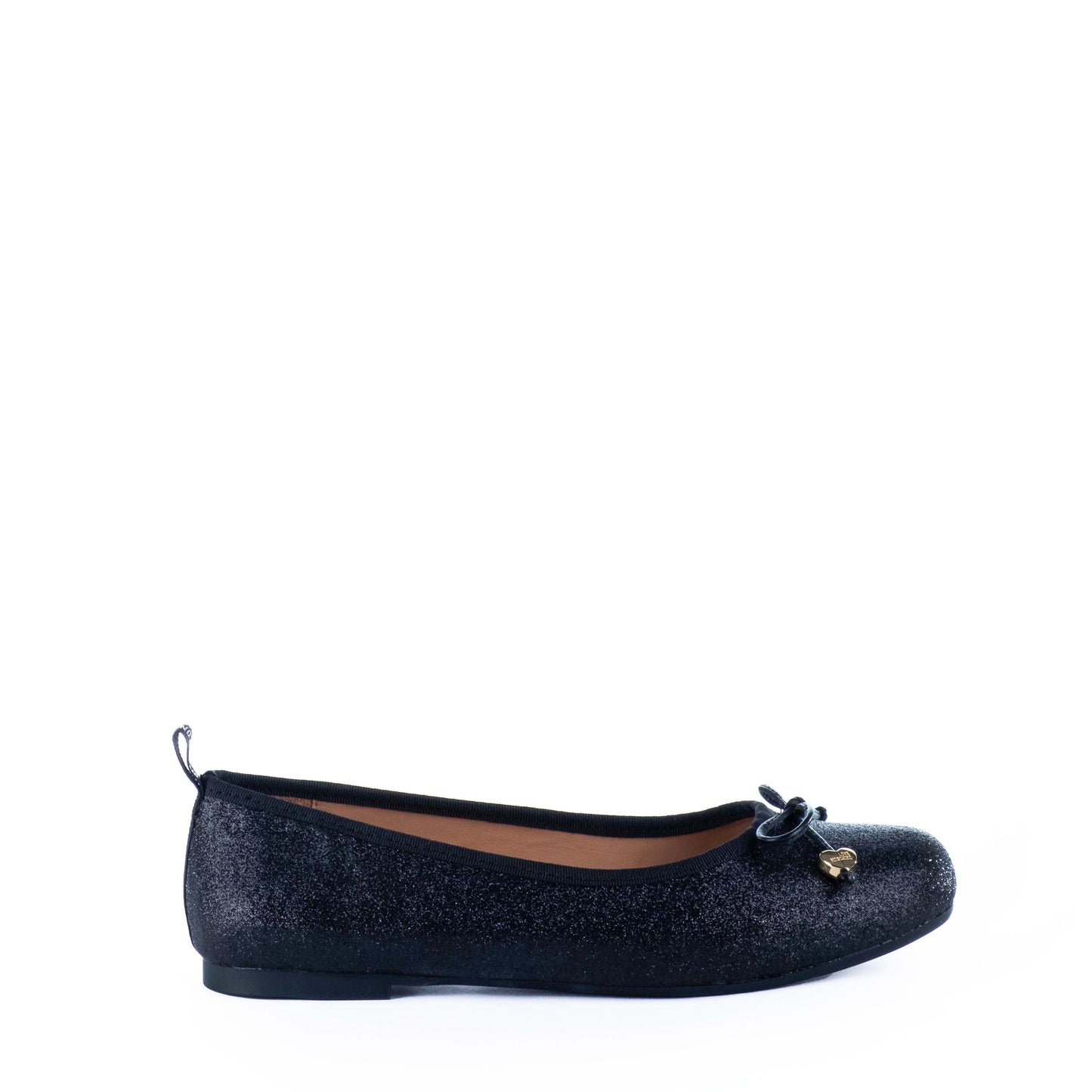 Sabrinas Femininas Love Moschino Pretas com Laço e Detalhe Dourado