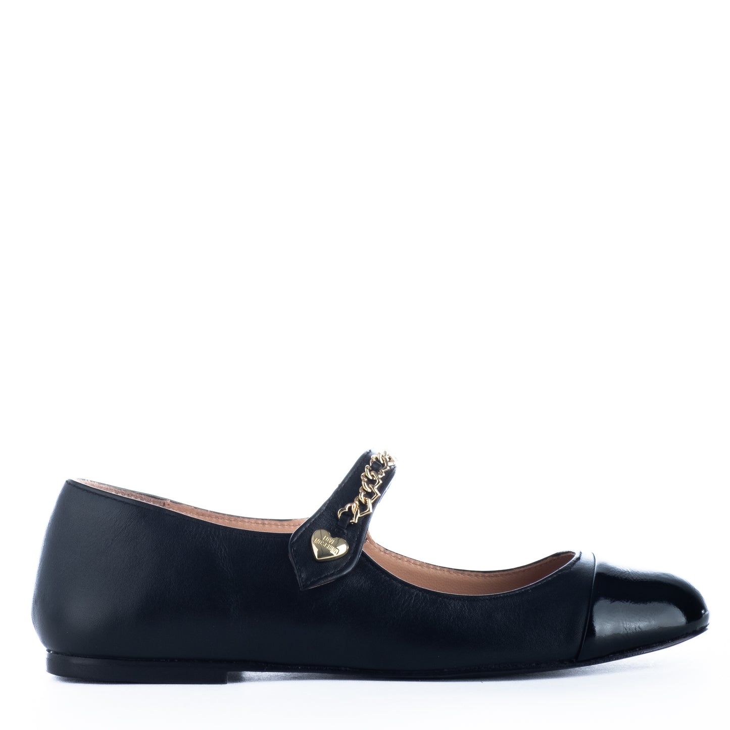 Ténis Mulher Love Moschino Pretas com Detalhe de Coração