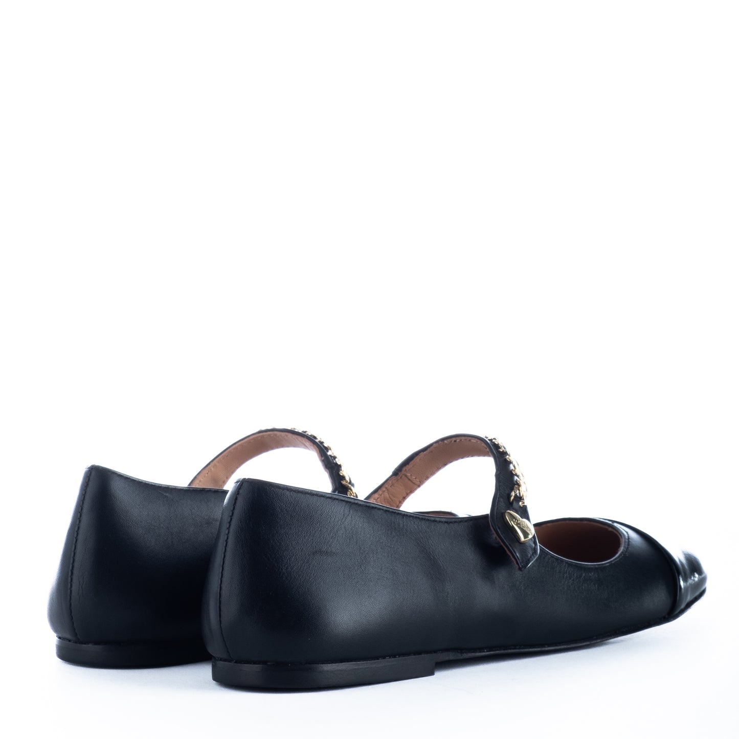 Ténis Mulher Love Moschino Pretas com Detalhe de Coração