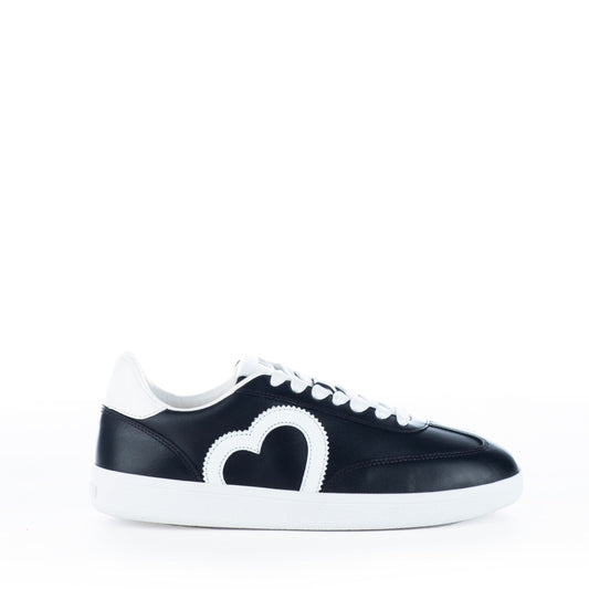 Ténis Mulher Love Moschino pretos com sola Branca