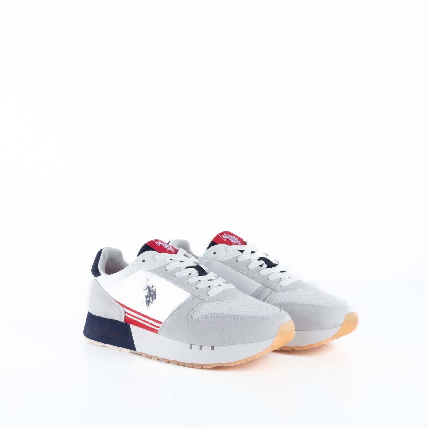 Ténis Homem US Polo Branco/Vermelho/Azul