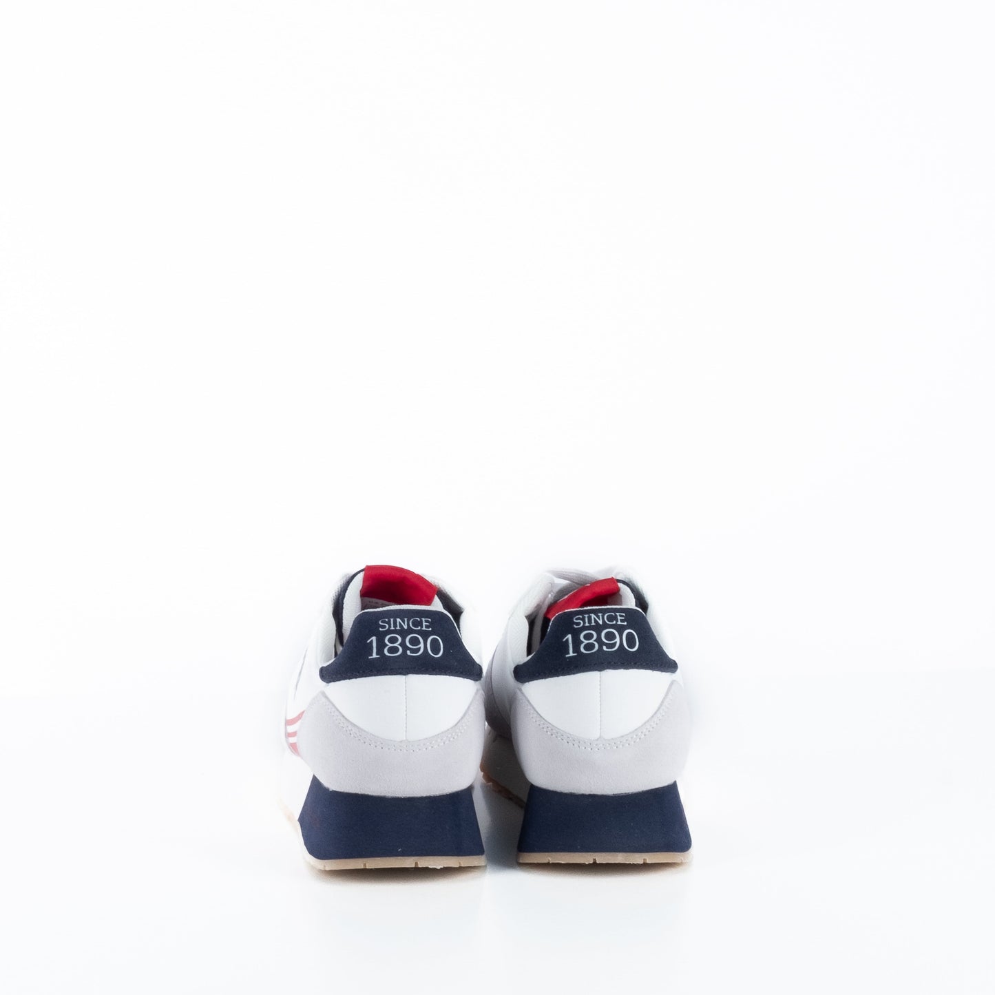 Ténis Homem US Polo Branco/Vermelho/Azul