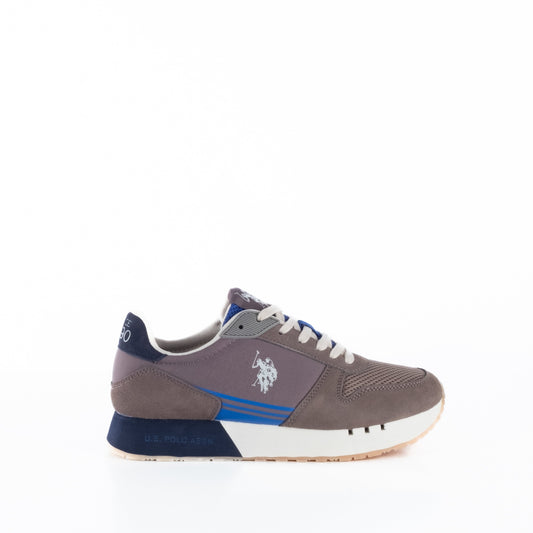 Ténis Homem US Polo Castanho/Azul