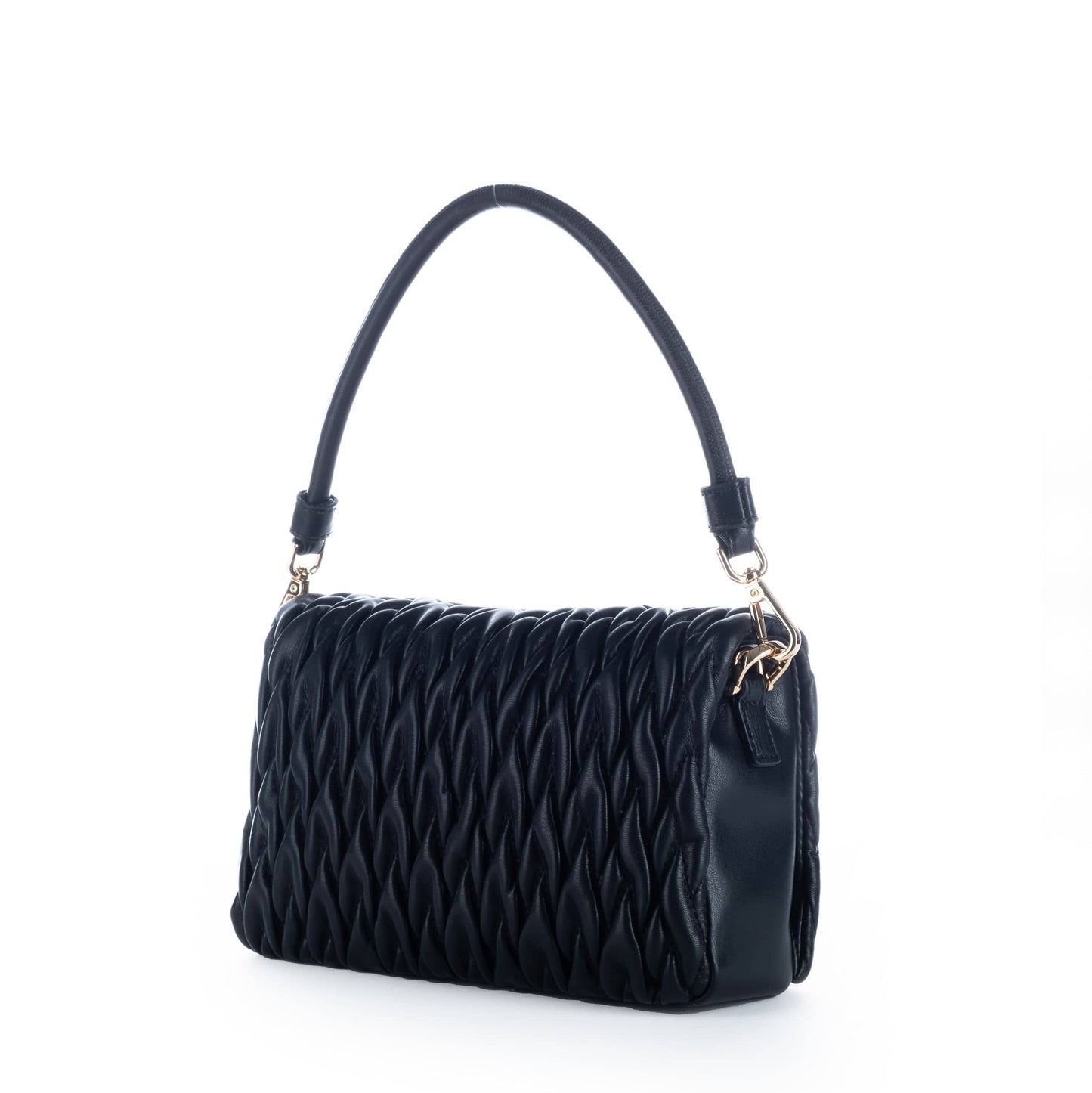 Bolsa de Ombro Preta Love Moschino