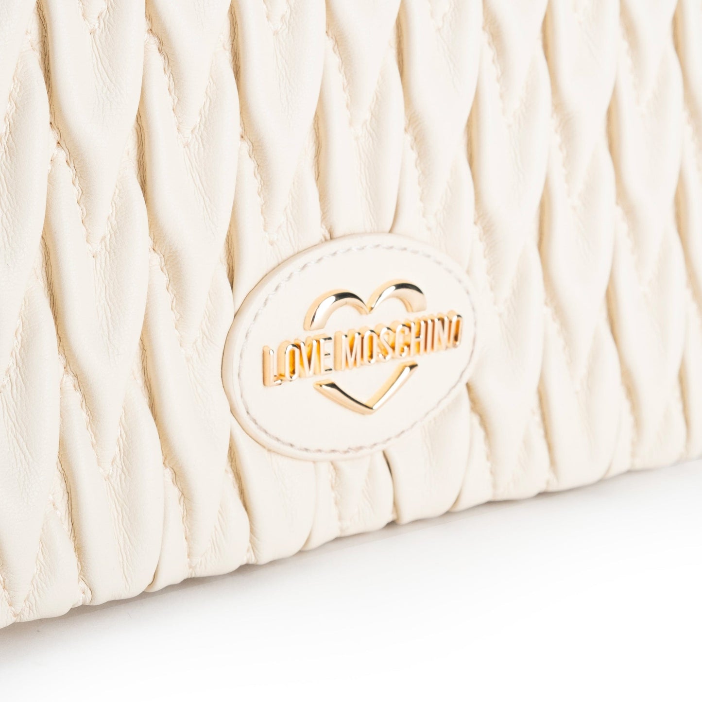 Bolsa de Ombro Branca Love Moschino