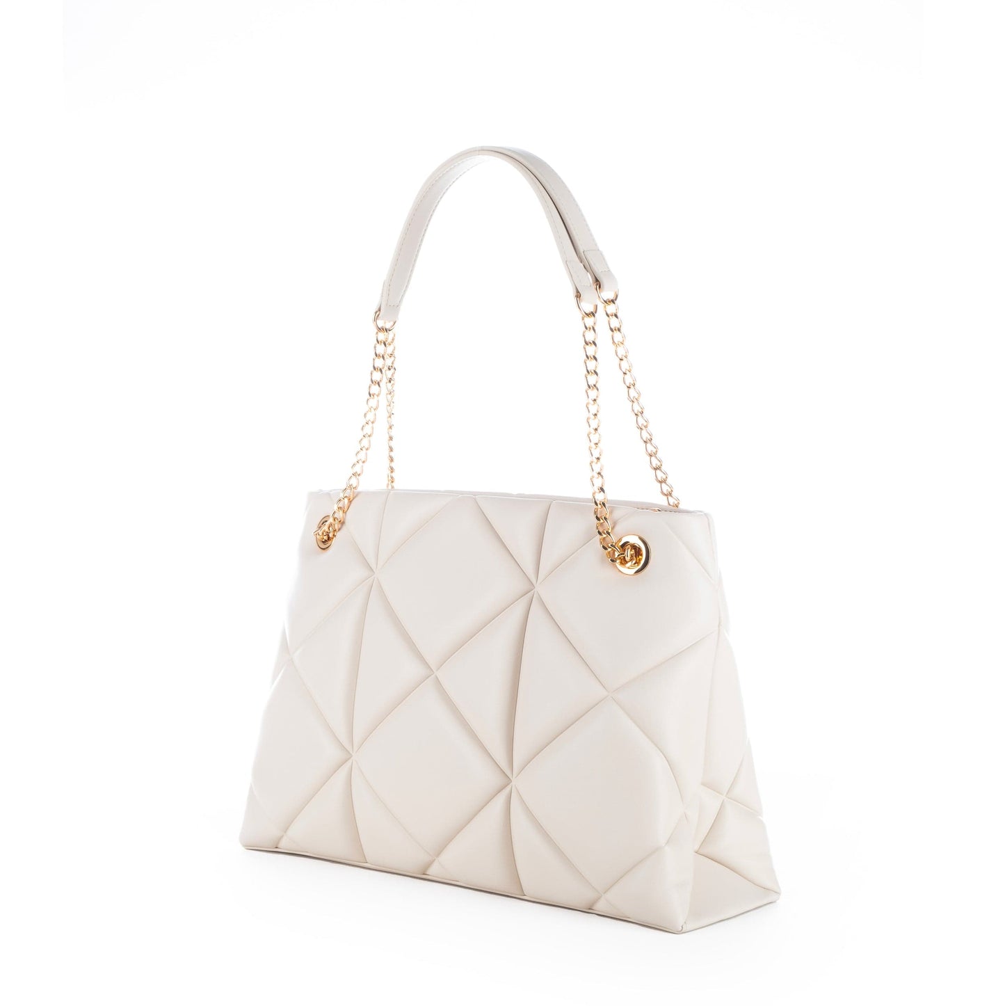 Bolsa de Ombro Bege Love Moschino