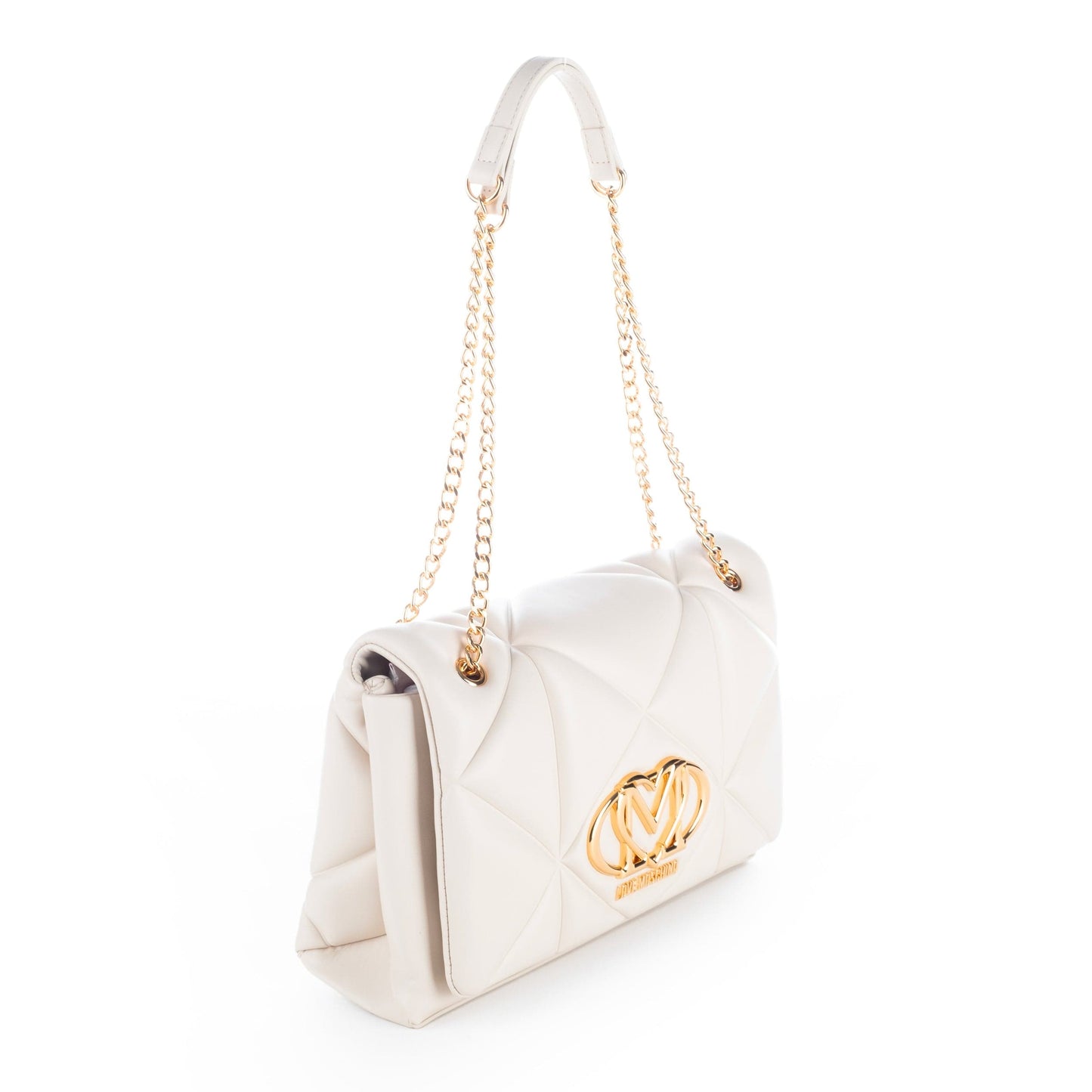 Bolsa de Ombro Branca Love Moschino
