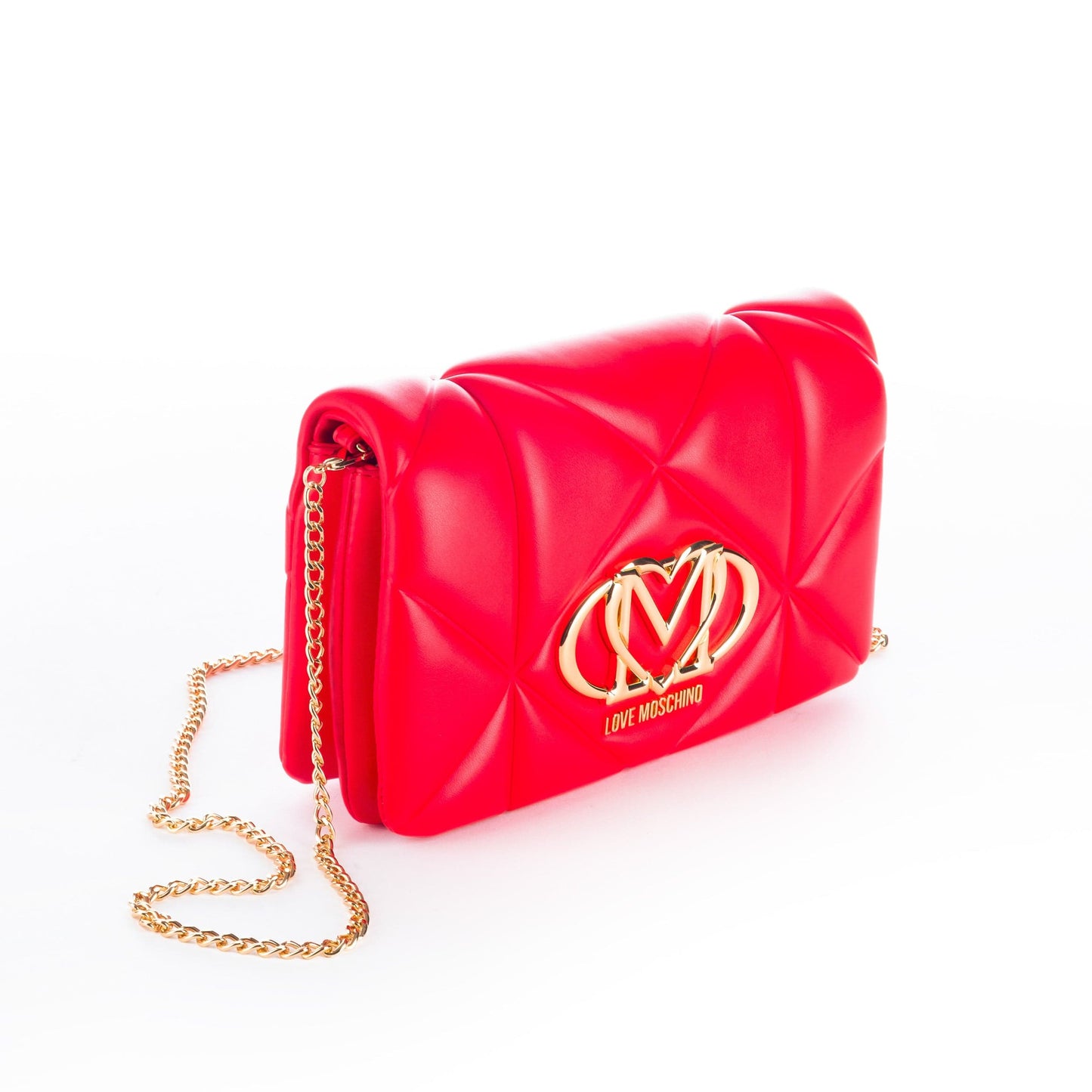 Bolsa de Ombro Vermelha Love Moschino