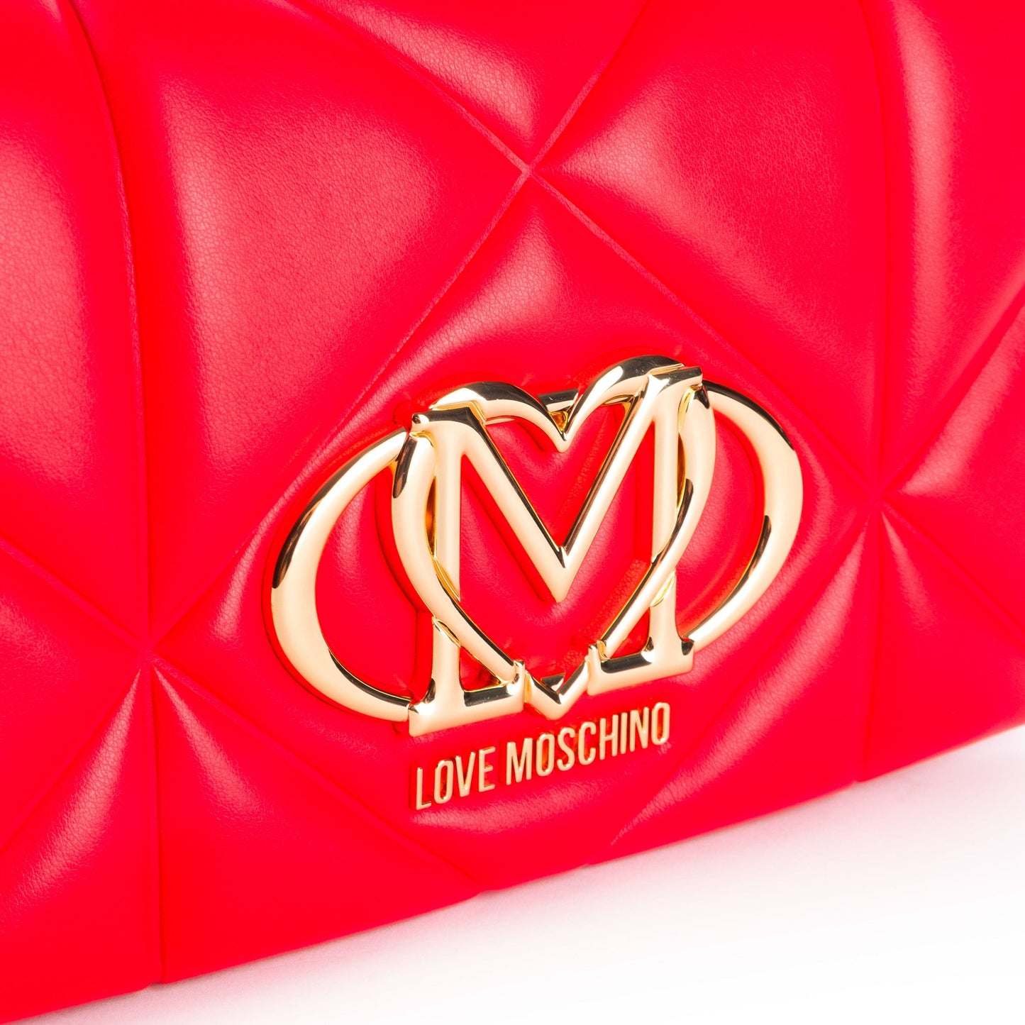 Bolsa de Ombro Vermelha Love Moschino
