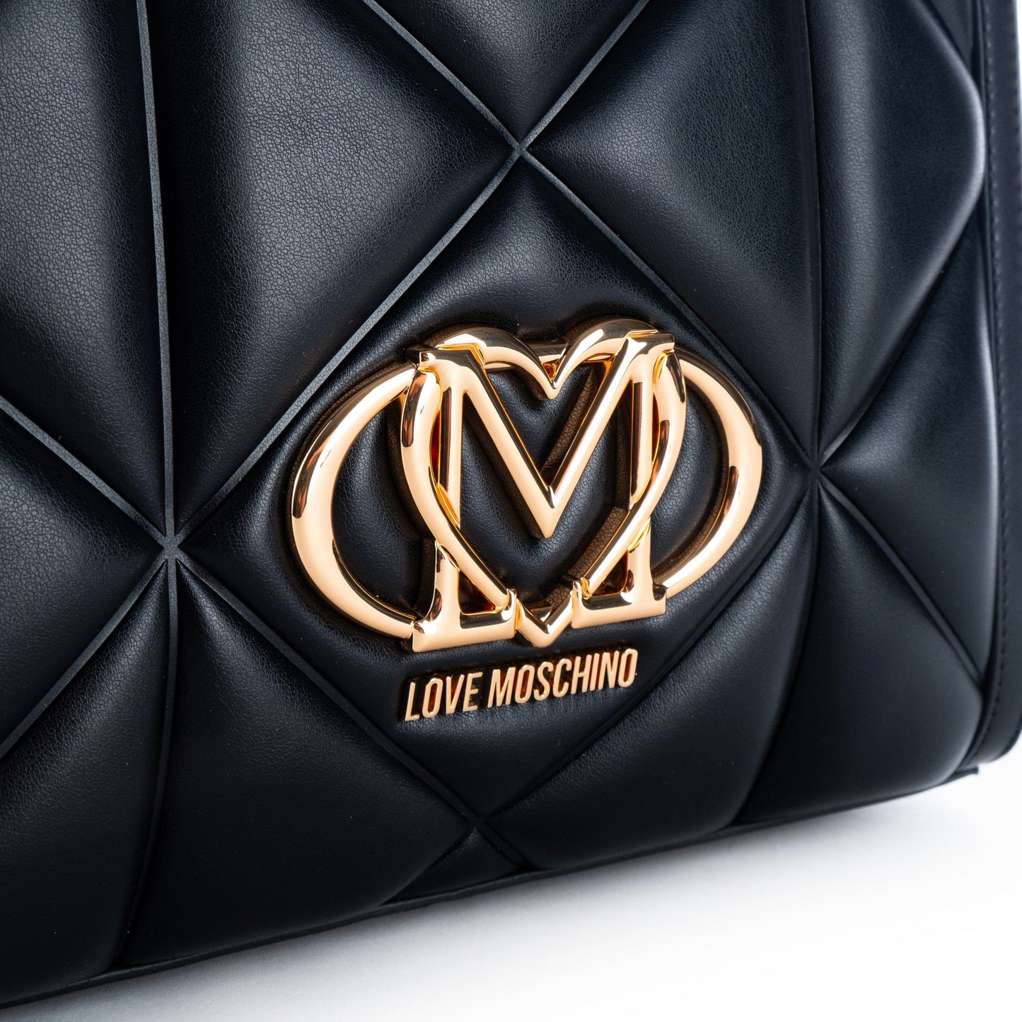 Bolsa Tote Preta Love Moschino