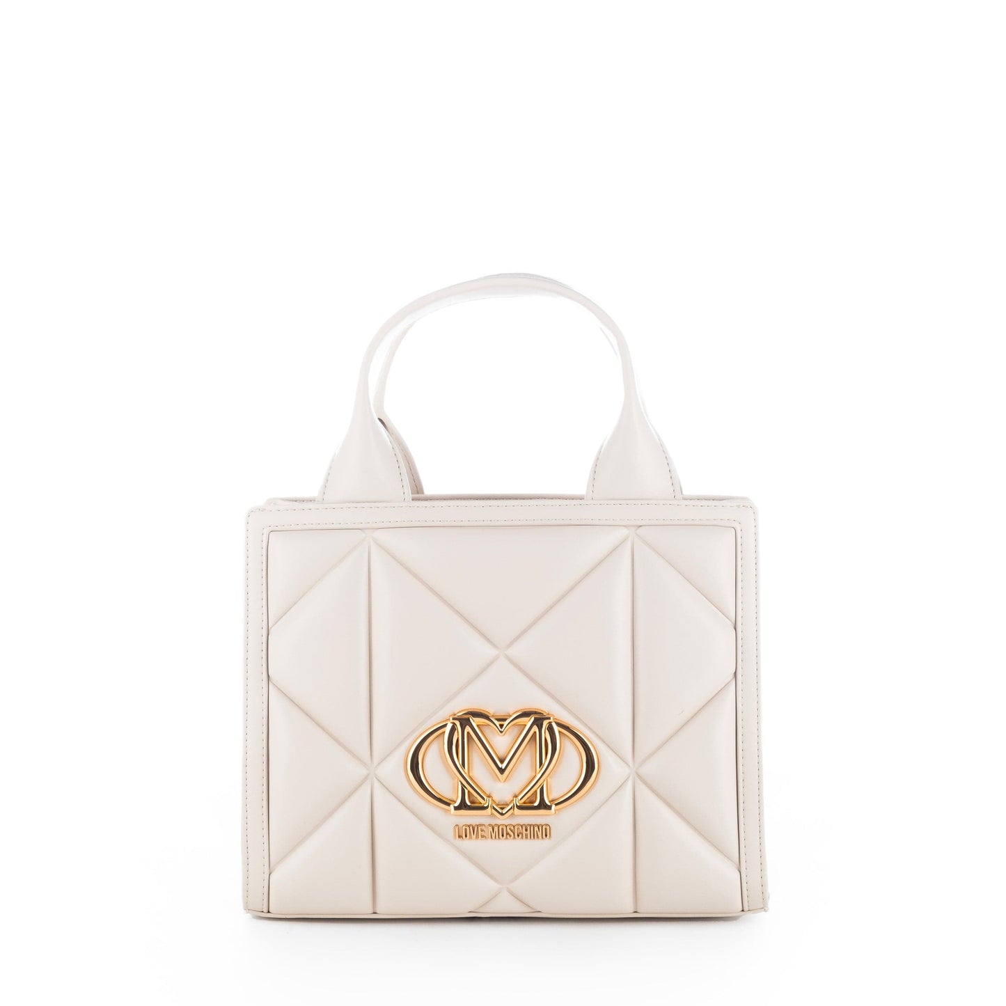 Bolsa Tote Bege Love Moschino