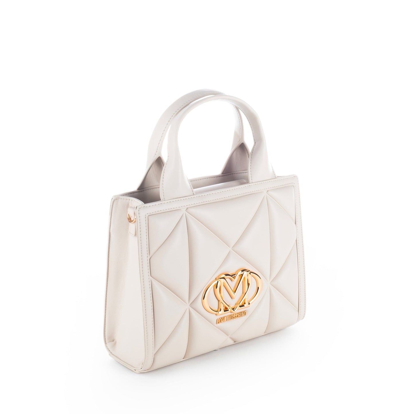 Bolsa Tote Bege Love Moschino