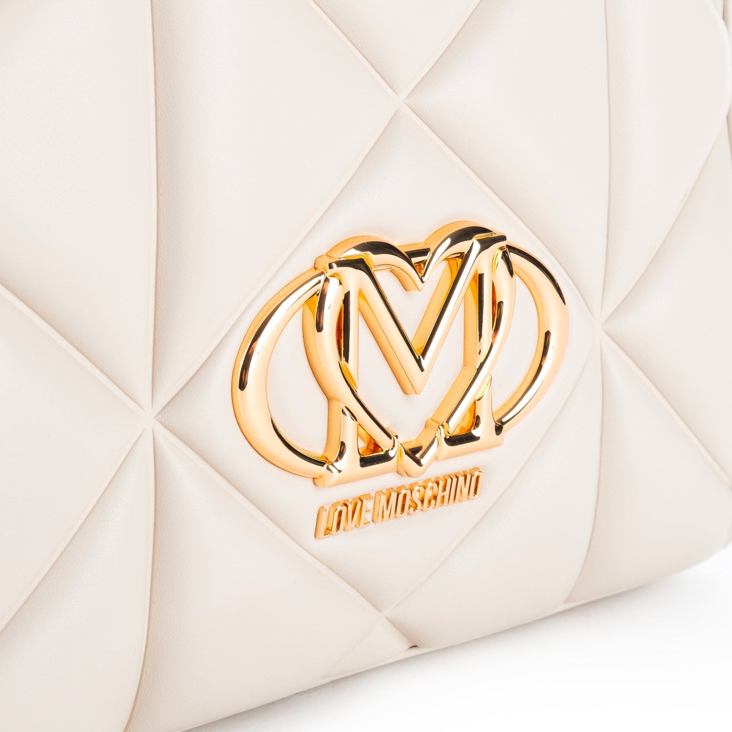 Bolsa Tote Bege Love Moschino