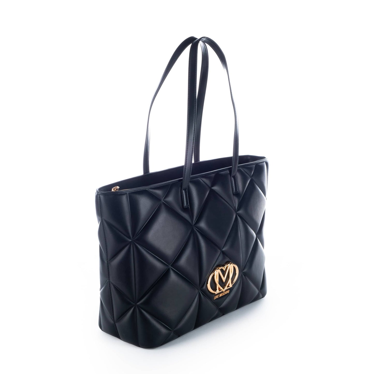 Bolsa Tote Preta Love Moschino