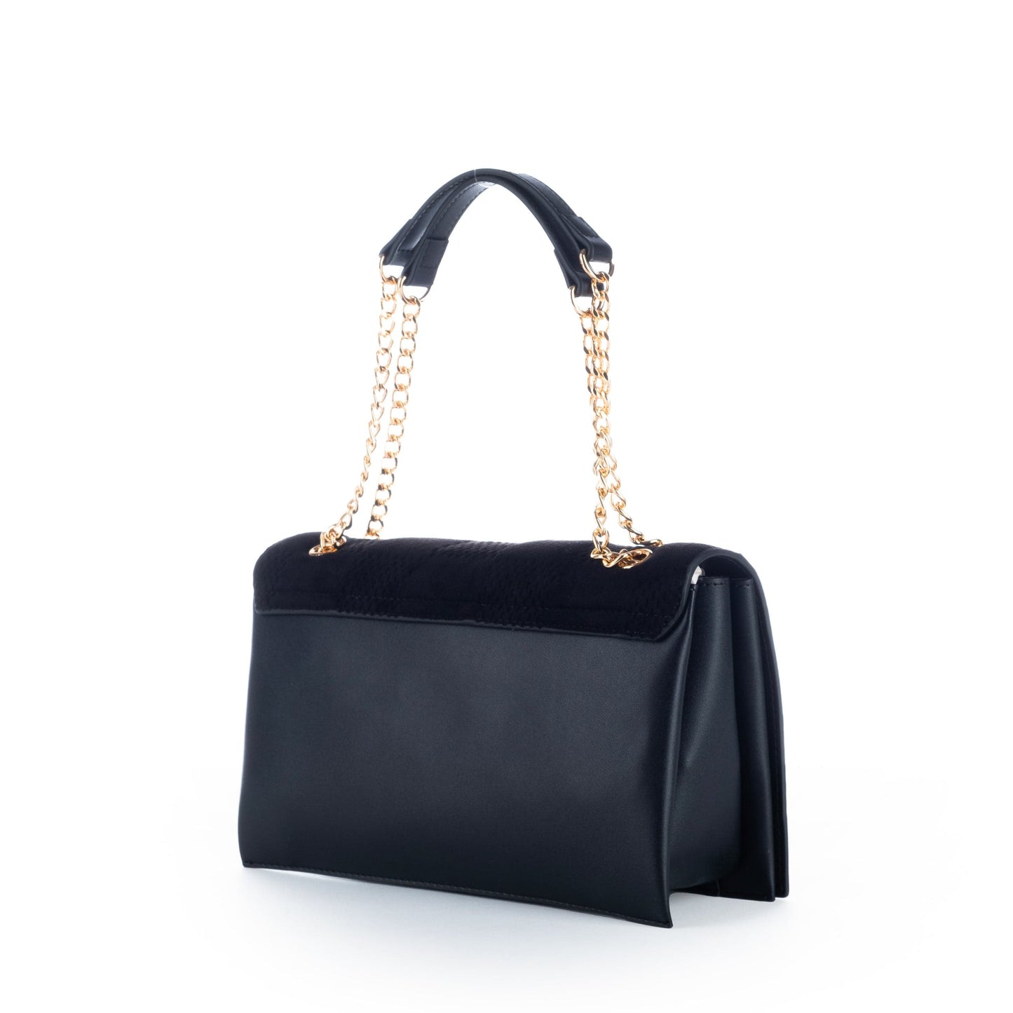 Bolsa de Ombro Preta Love Moschino