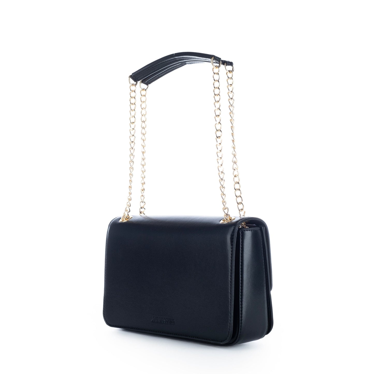 Bolsa de Ombro Preta Love Moschino