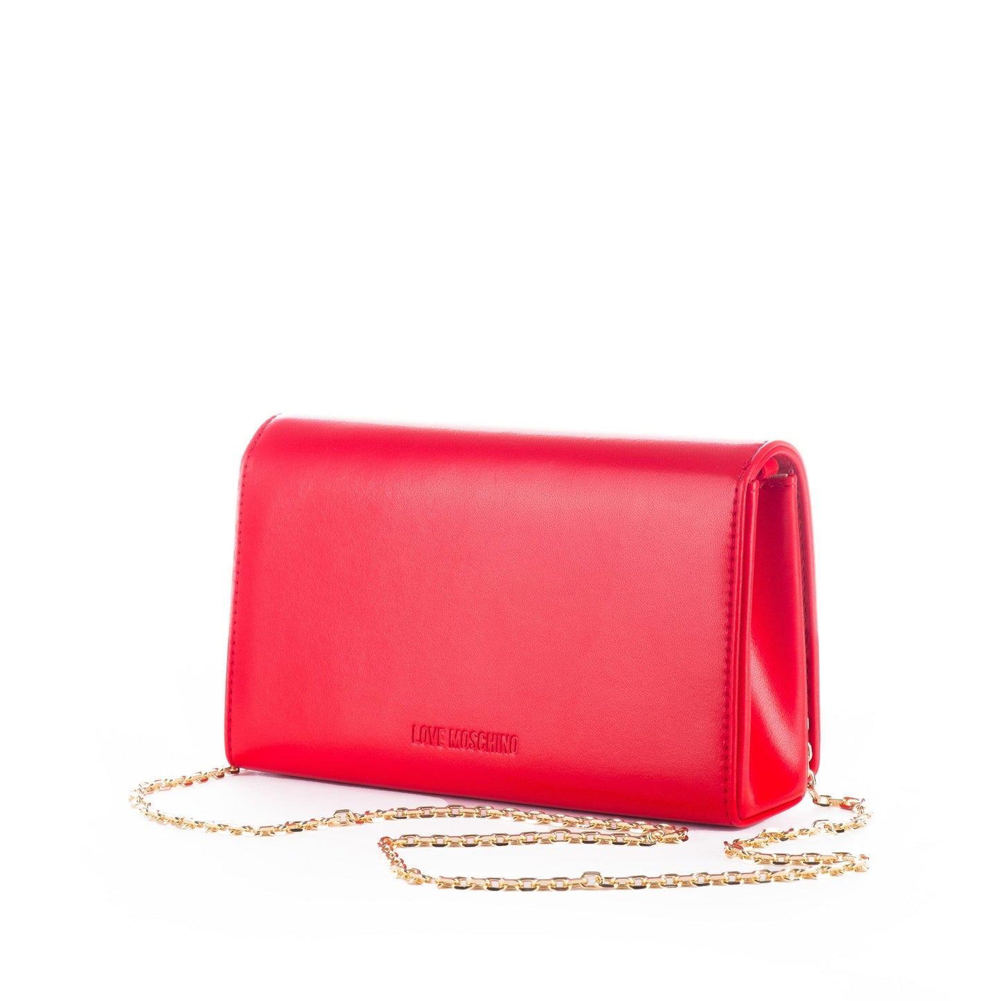 Bolsa de Ombro Vermelha Love Moschino
