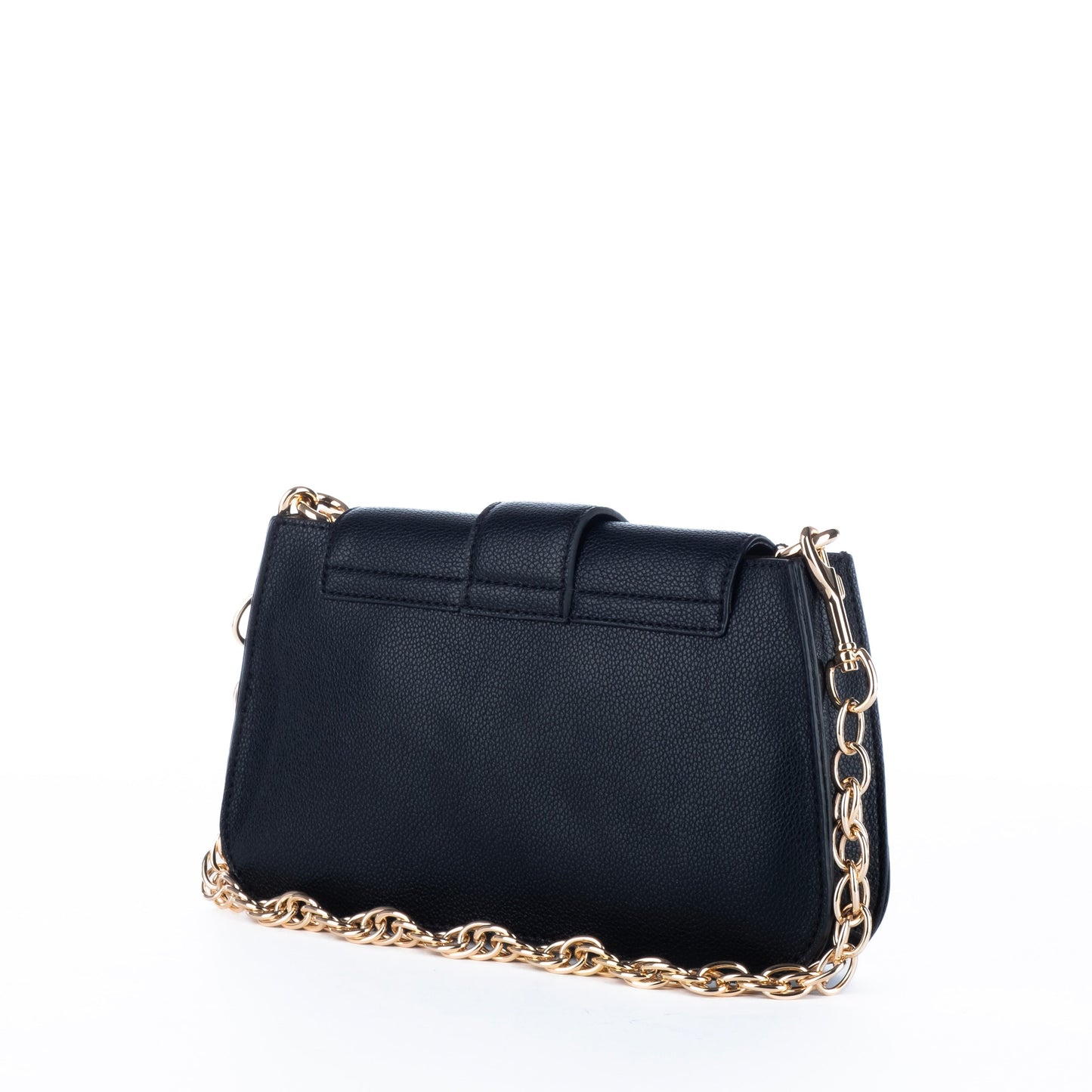 Bolsa de Ombro Preta Love Moschino
