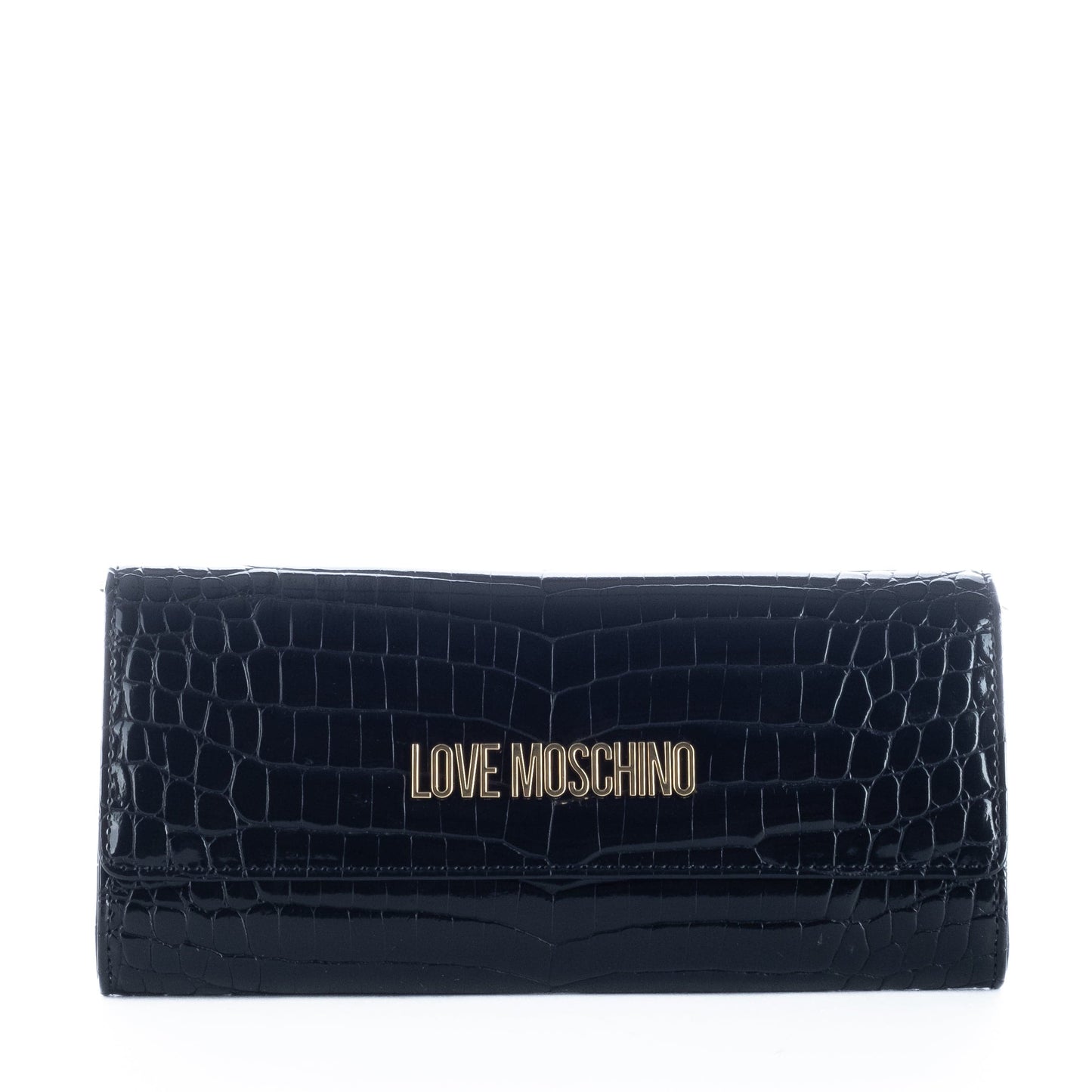 Carteira Clutch Love Moschino Preto