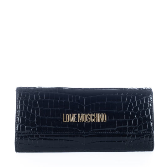 Carteira Clutch Love Moschino Preto