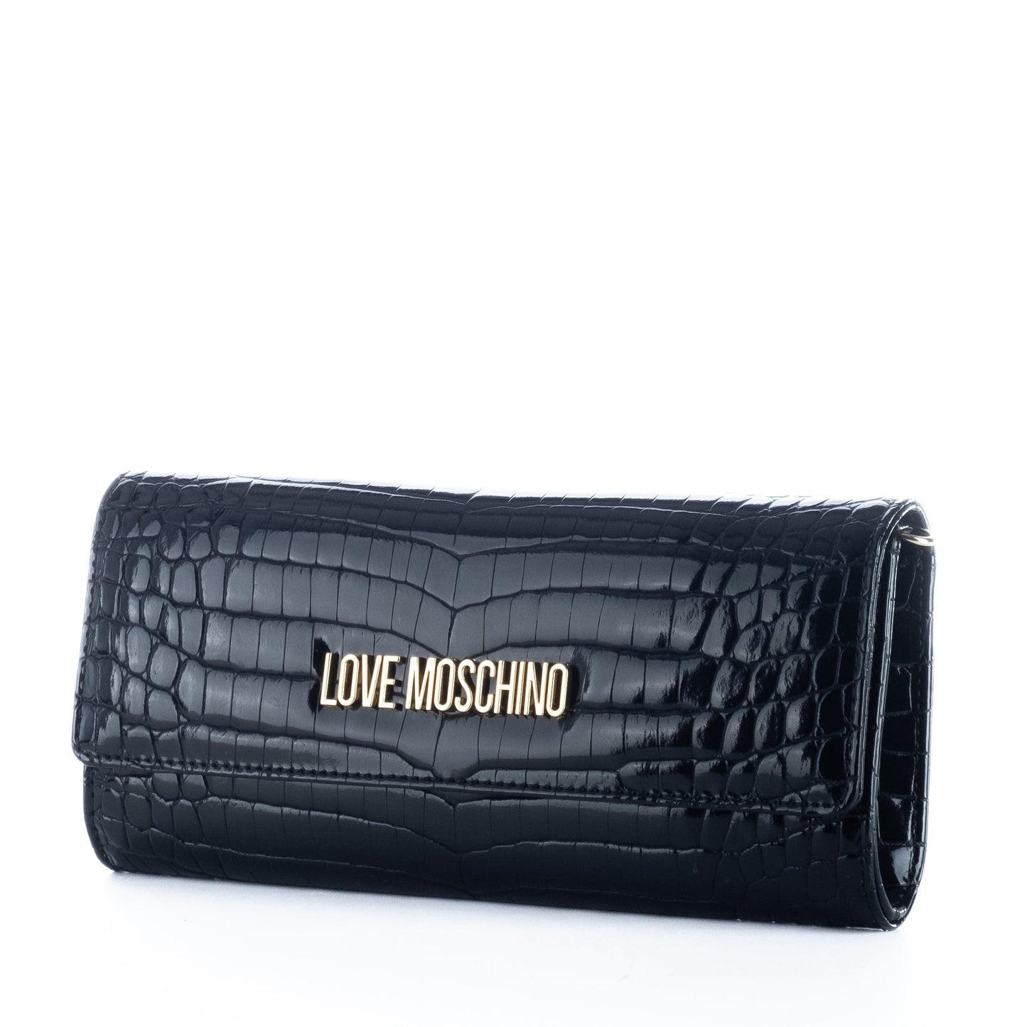 Carteira Clutch Love Moschino Preto