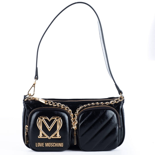 Bolsa Ombro Love Moschino Preto