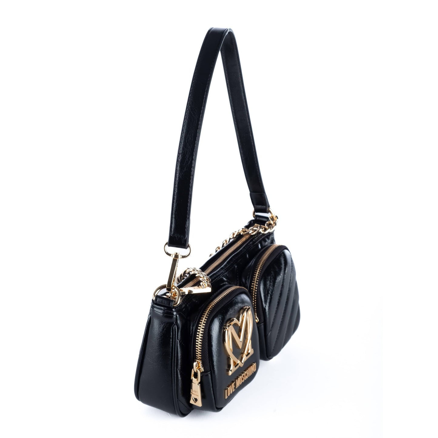 Bolsa Ombro Love Moschino Preto