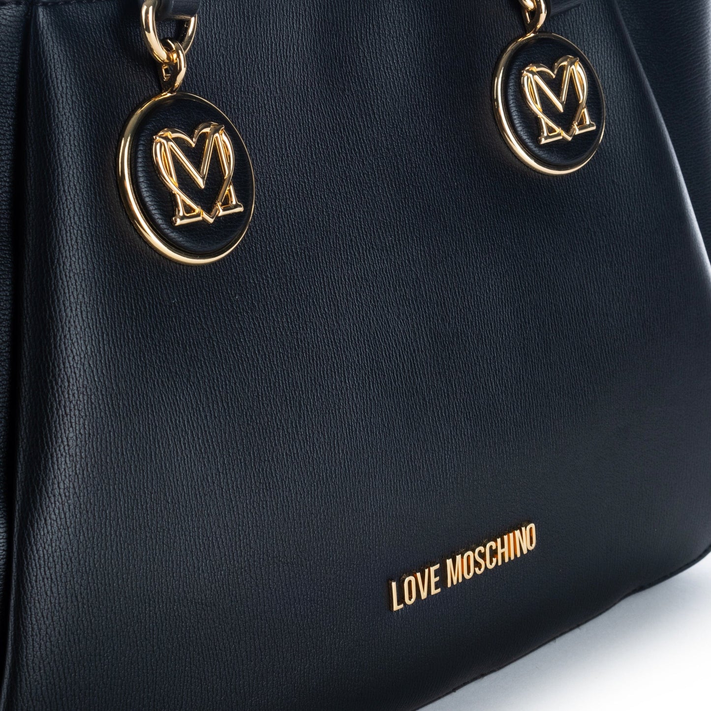 Bolsa Tote Preta Love Moschino