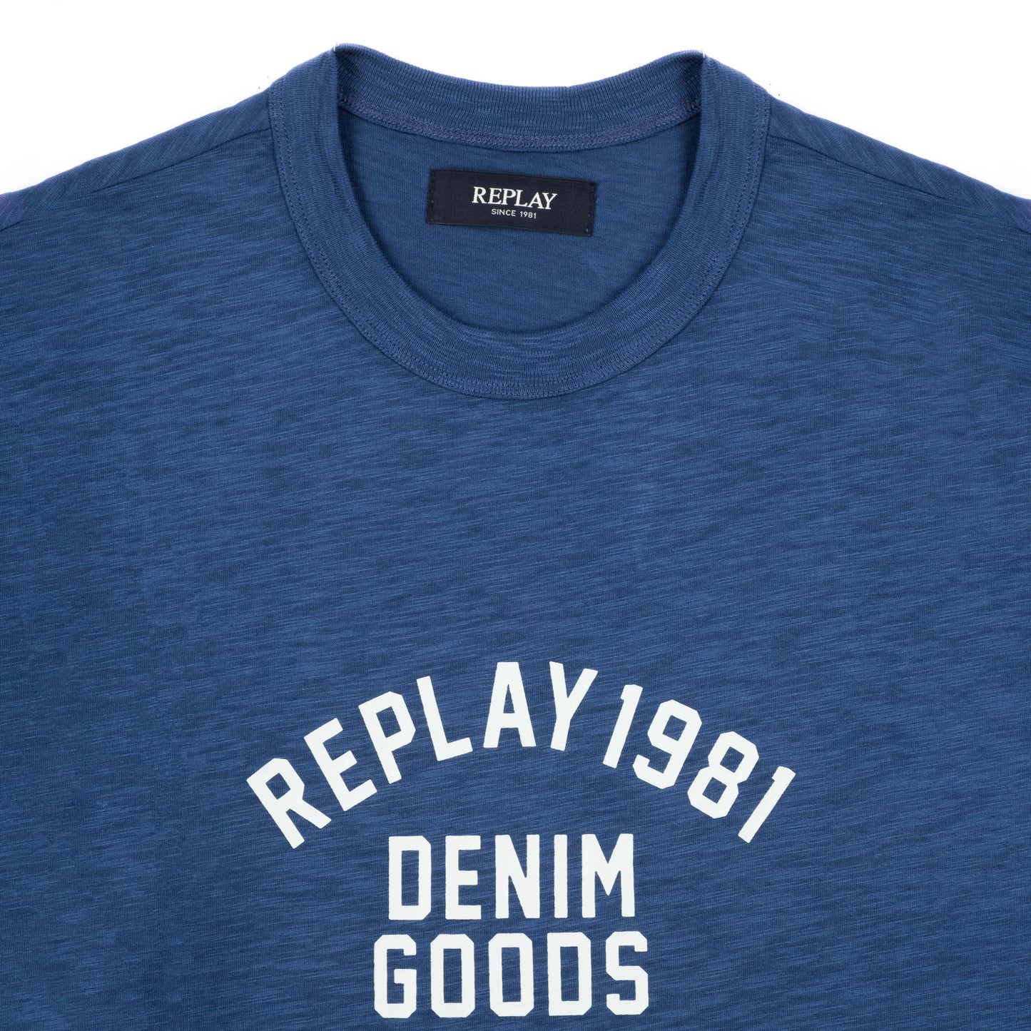 T-Shirt Homem Replay Azul