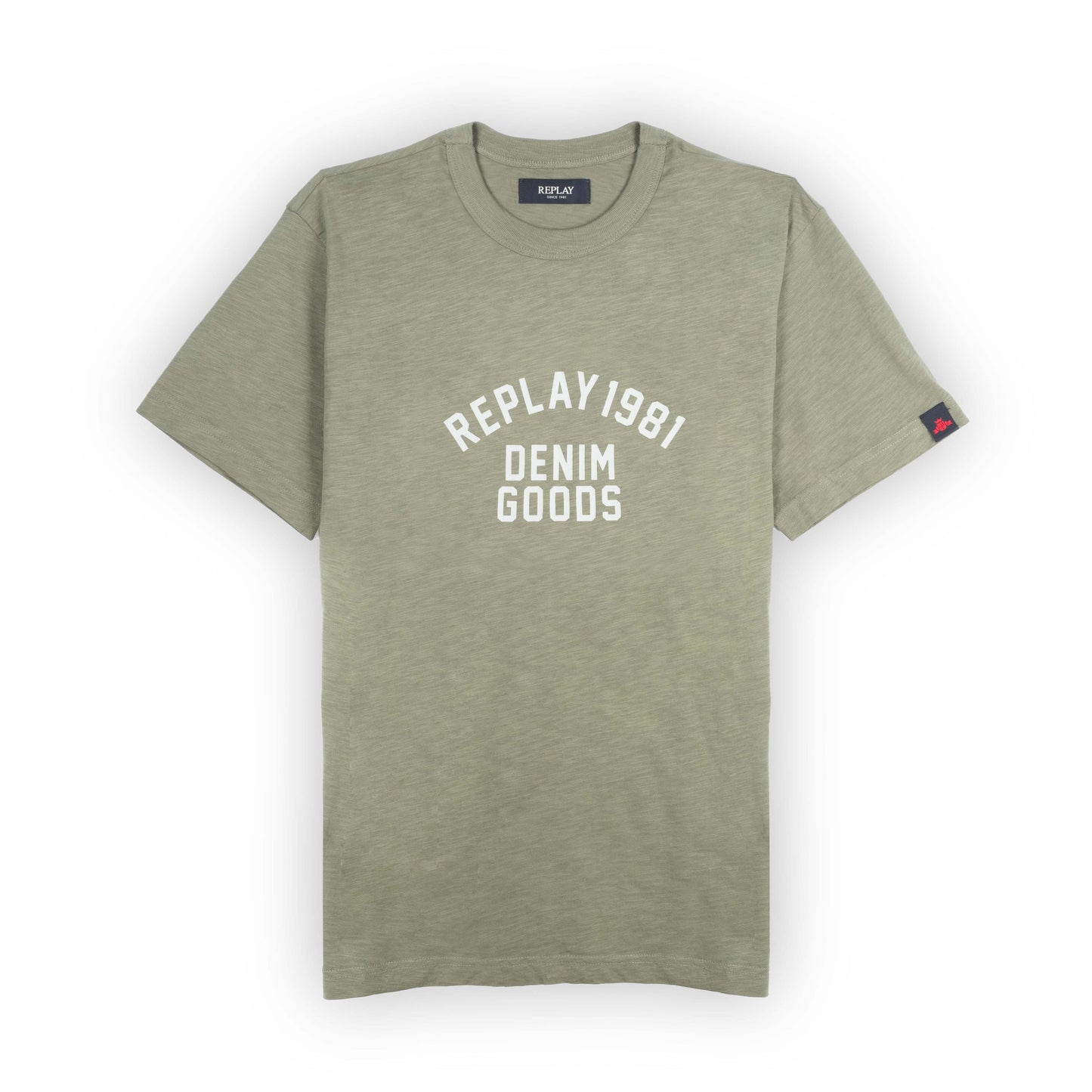 T-Shirt Homem Replay Verde