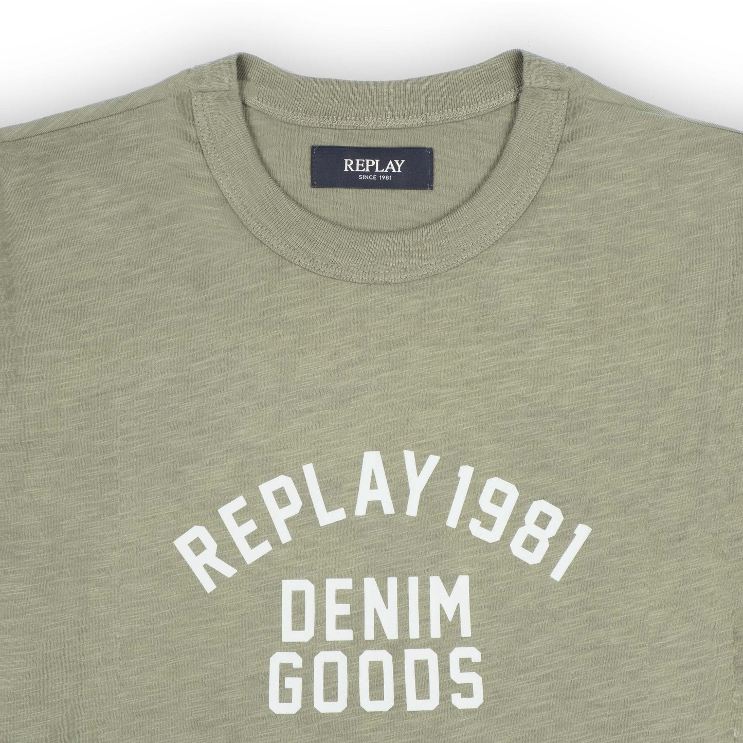 T-Shirt Homem Replay Verde