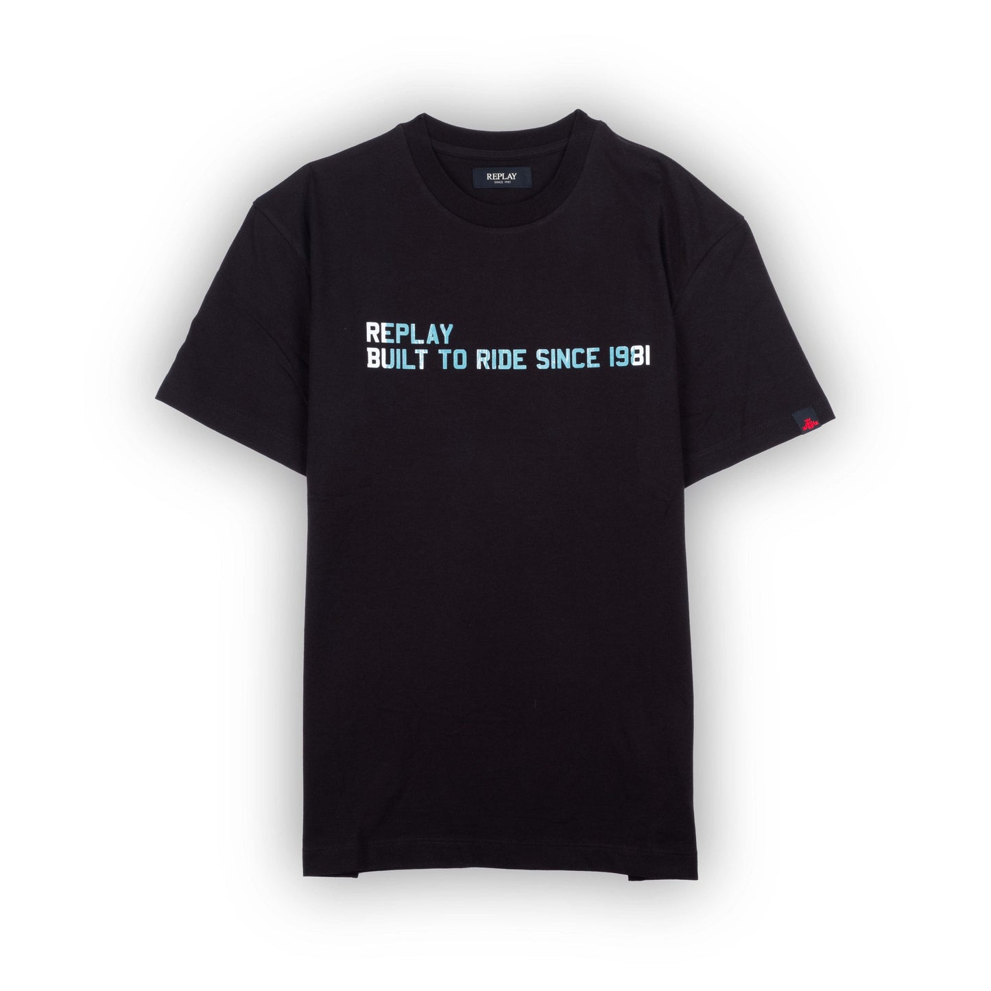 T-Shirt Homem Replay Preta