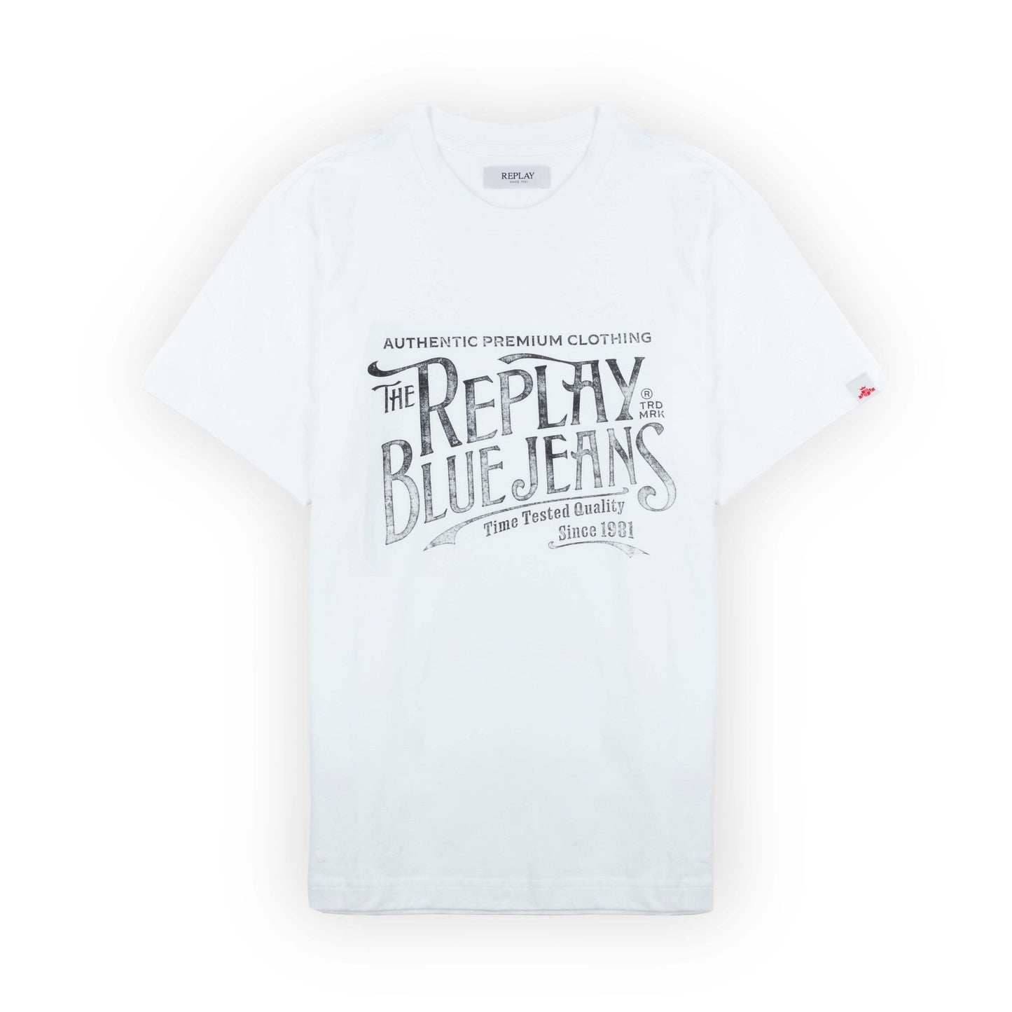 T-Shirt Homem Replay Branca