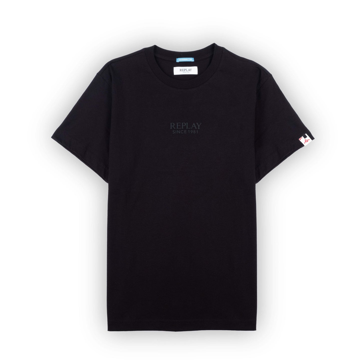 T-Shirt Homem Replay Preta