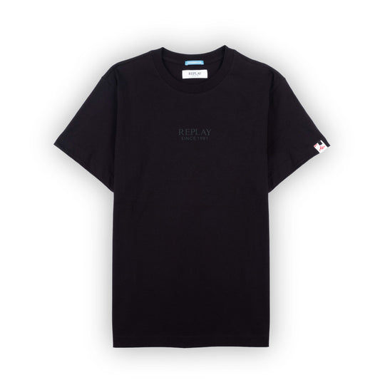 T-Shirt Homem Replay Preta