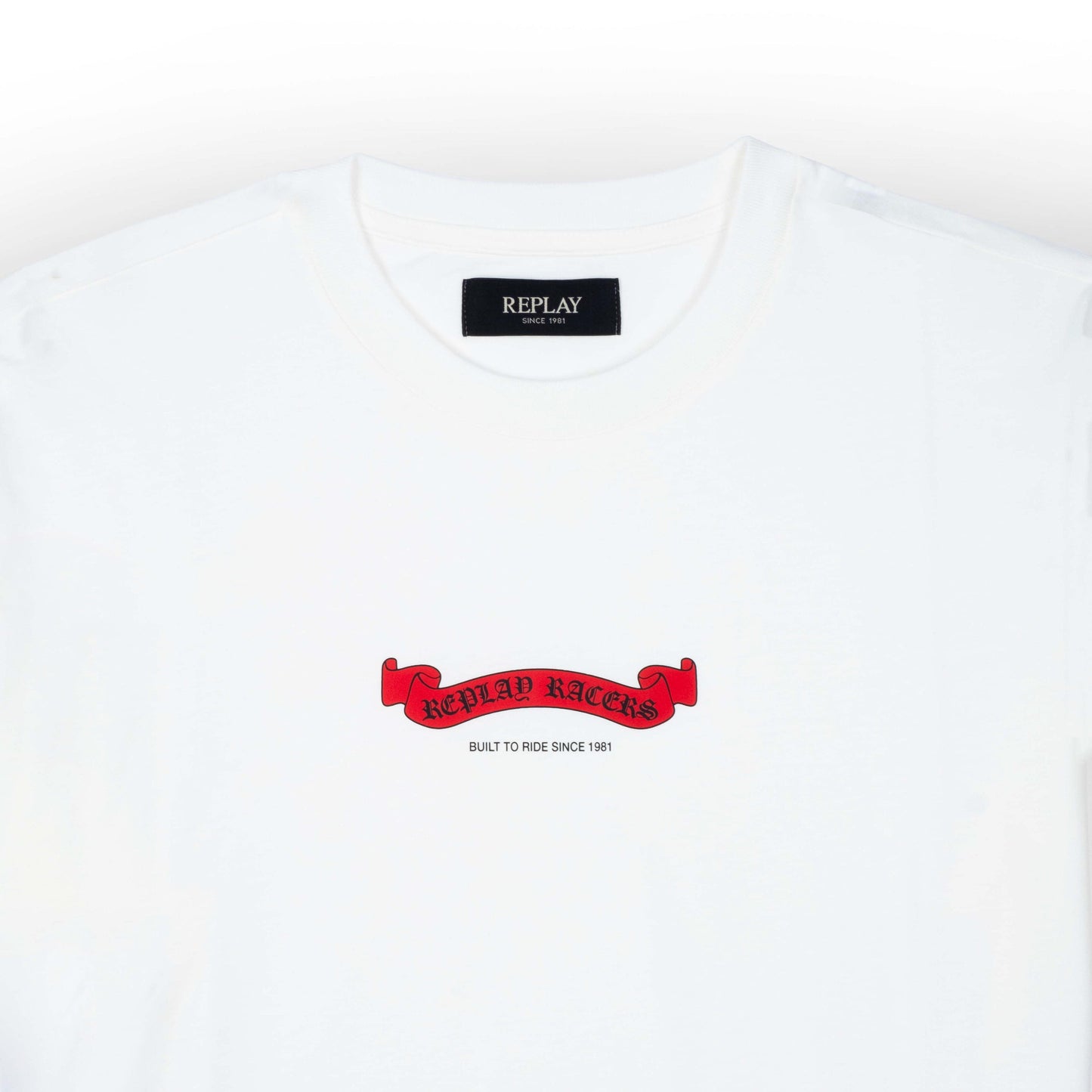 T-Shirt Homem Replay Branca