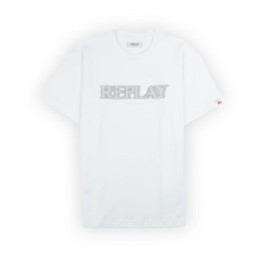 T-Shirt Homem Replay Branca