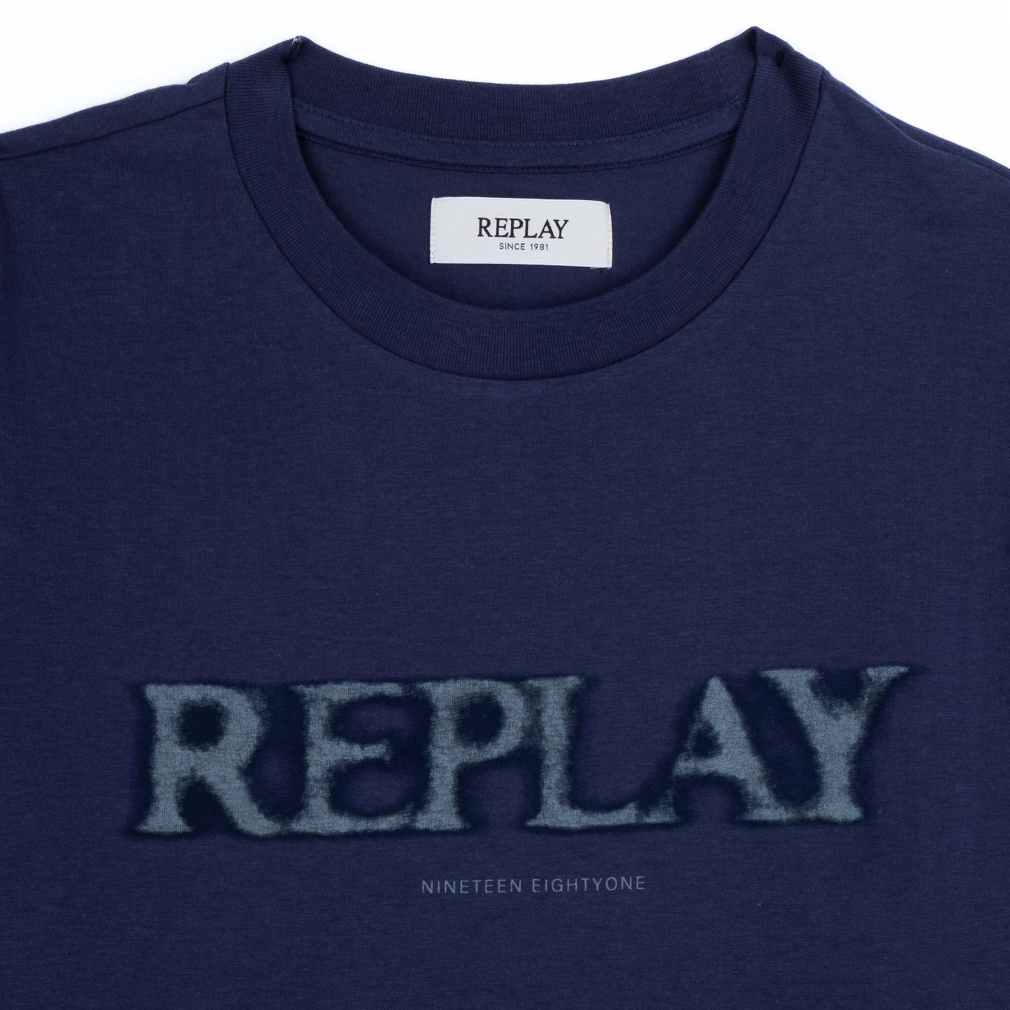 T-Shirt Homem Replay Preta