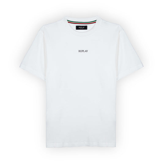 T-Shirt Homem Replay Branca